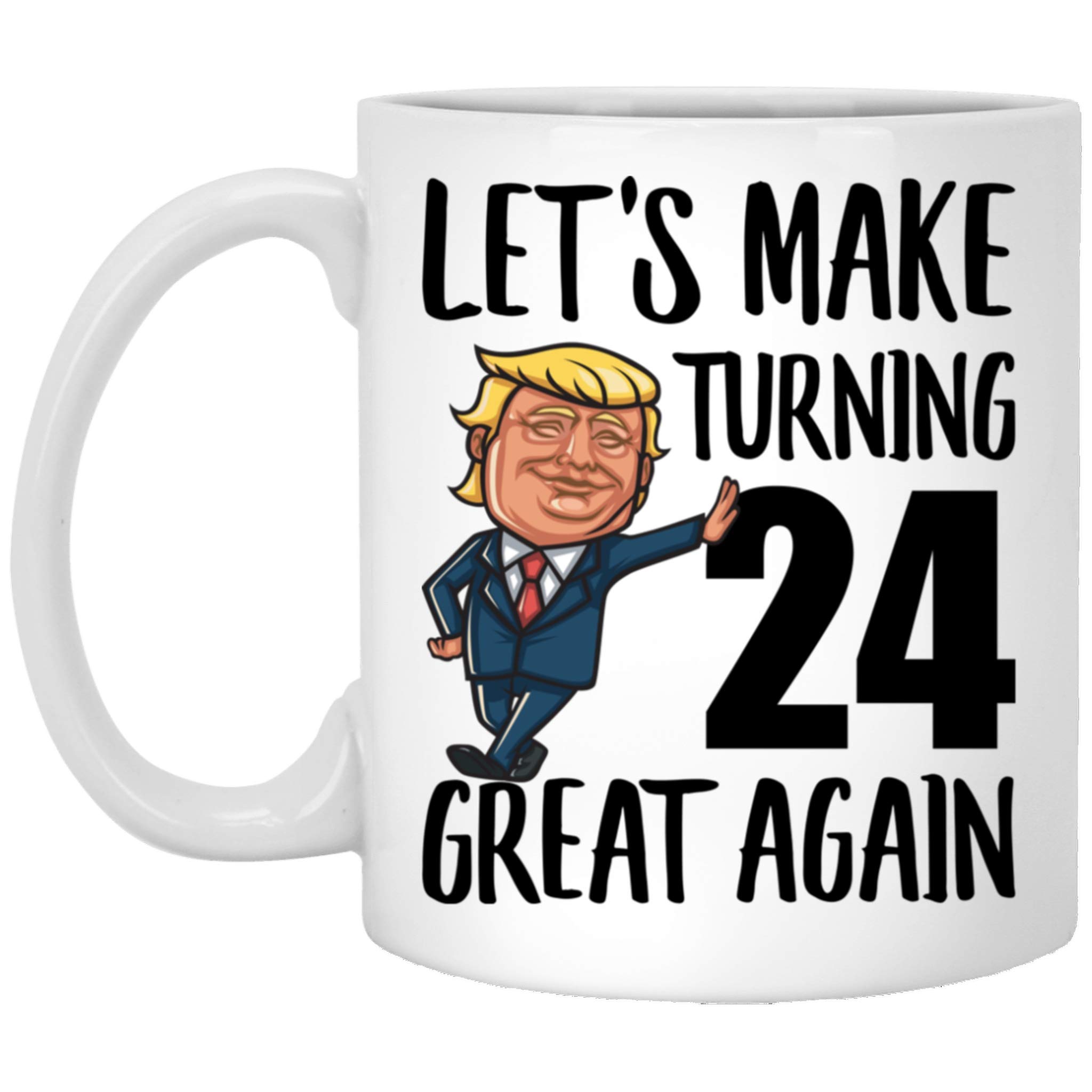 24th Birthday Coffee Mug - 11oz White Ceramic Cup with Inspirational Quotes - Perfect Gift for 24 Year Old Women & Men - Motivational Office Desk Accessory | Great for Morning Coffee, Birthday Parties & Daily Use | Ideal for Office, Home Decor & Gift Giving | Perfect for Birthday Celebrations, Workplace Motivation & Coffee Lovers | Use for Home, Office, Parties & Special Occasions | Enjoy Your Coffee Break, Celebrate Milestones & Boost Daily Motivation