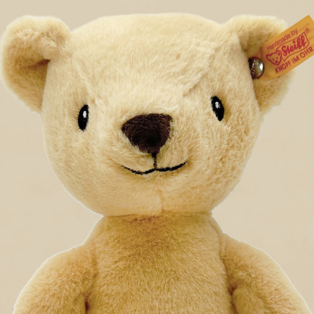 Steiff My First Beige Teddy Bear - Soft Plush Stuffed Animal for Babies & Kids | Perfect for Nursery Decor, Baby Shower Gifts & Cuddling