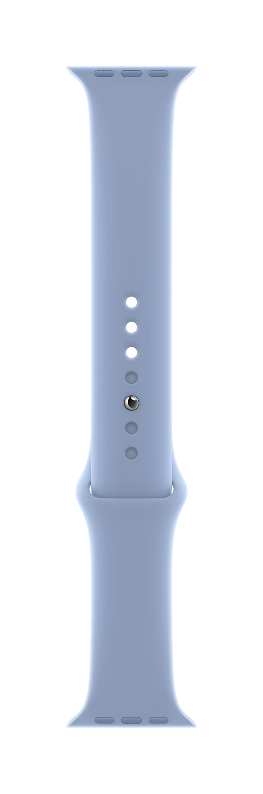 Apple Watch Band 45mm - Sport Band in Blue Fog - Compatible with Apple Watch Series 8/7/6/SE/5/4 - Soft Silicone Strap for Workout, Running & Daily Wear