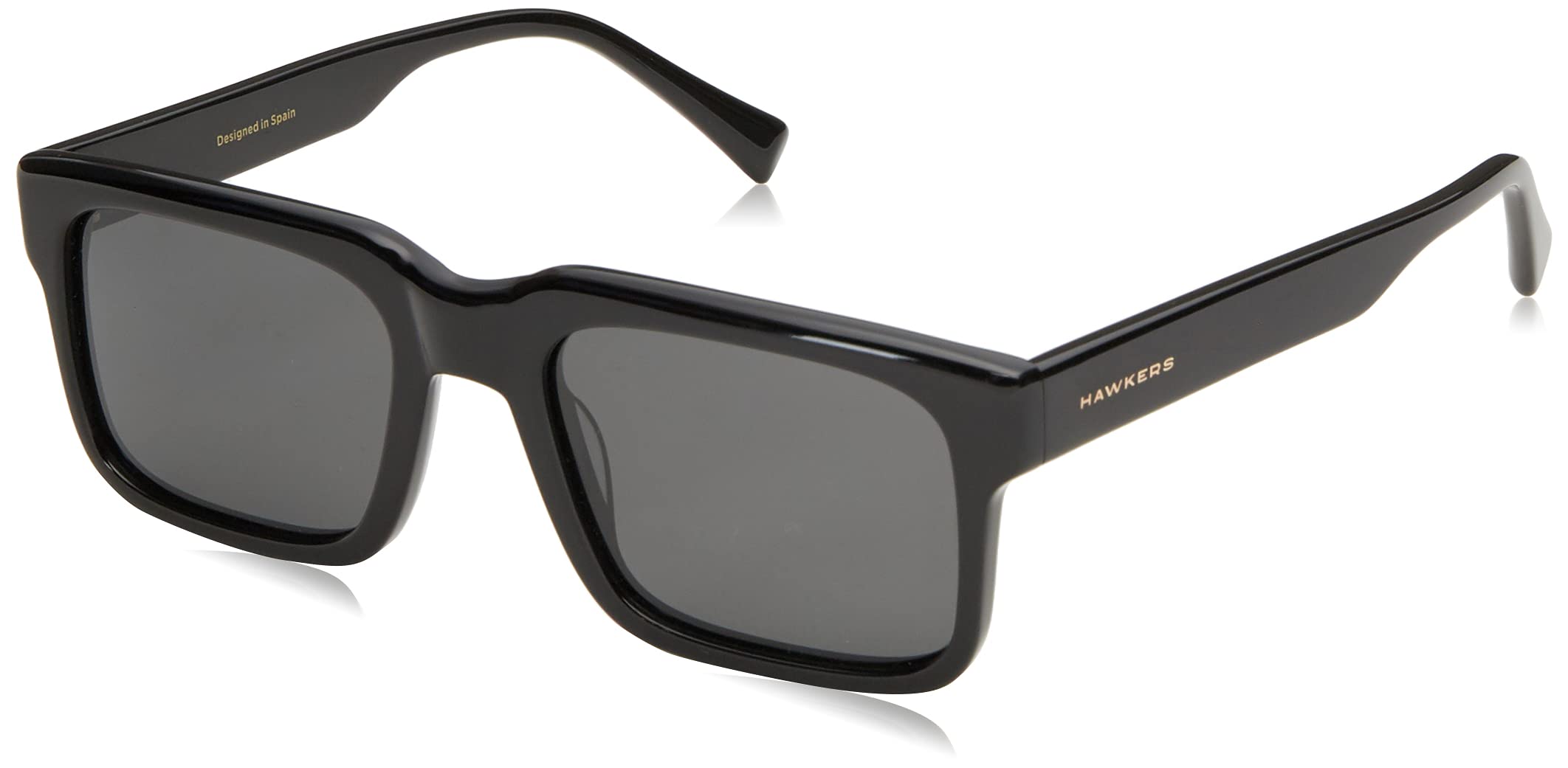 HAWKERS Polarized Sunglasses for Men & Women - INWOOD Black UV Protection - Perfect for Driving, Beach & Outdoor Activities