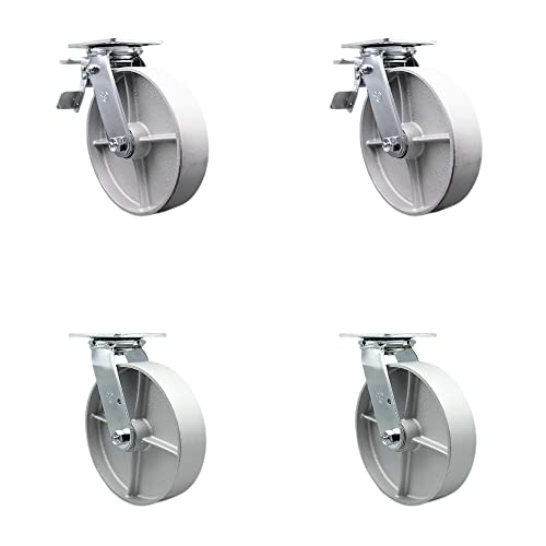 4 Swivel w/2 Total Lock Brakes