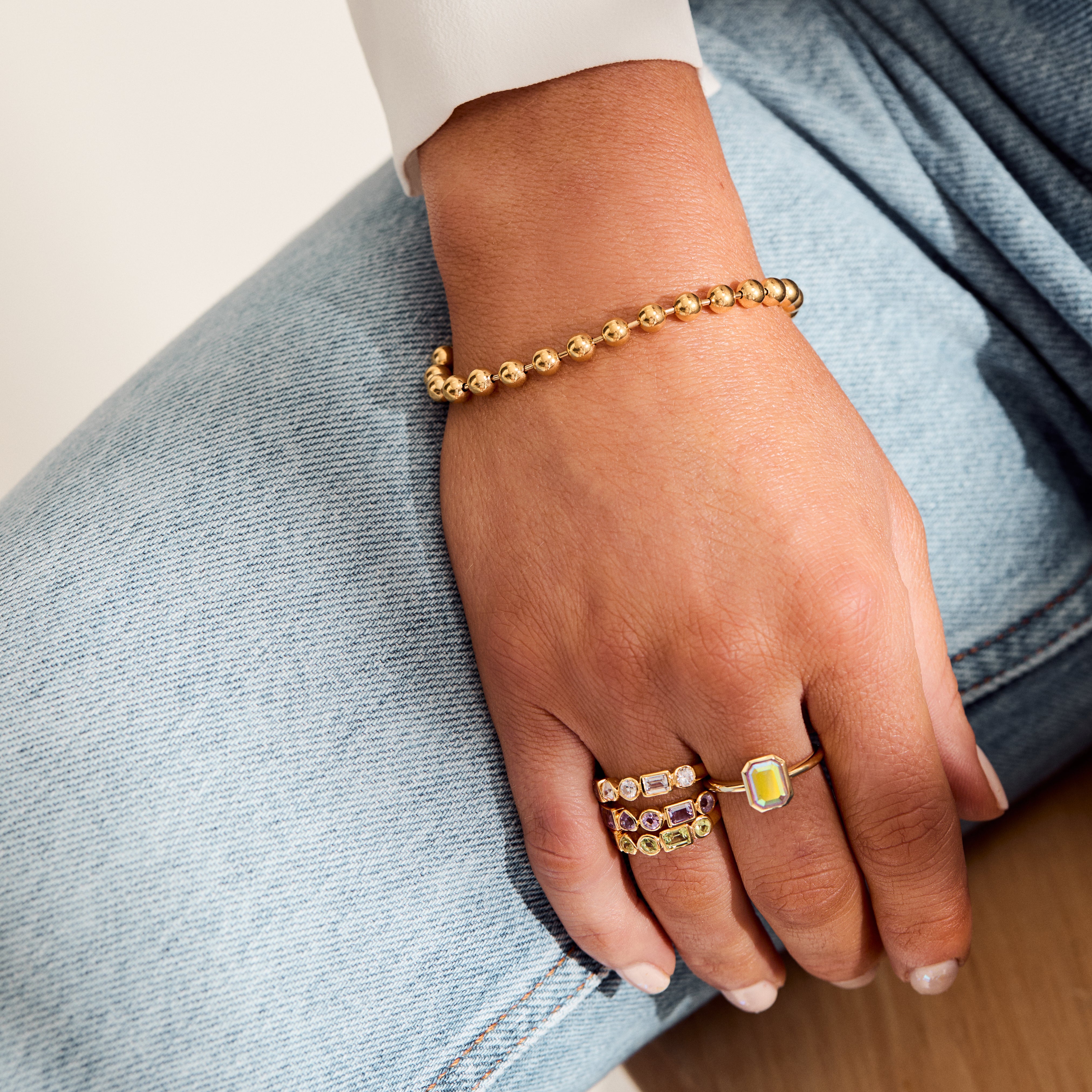 Louise Thompson Lucky In Love Zircon Ring - Elegant Cubic Zirconia Jewelry for Women | Perfect for Anniversary, Valentine's Day & Special Occasions