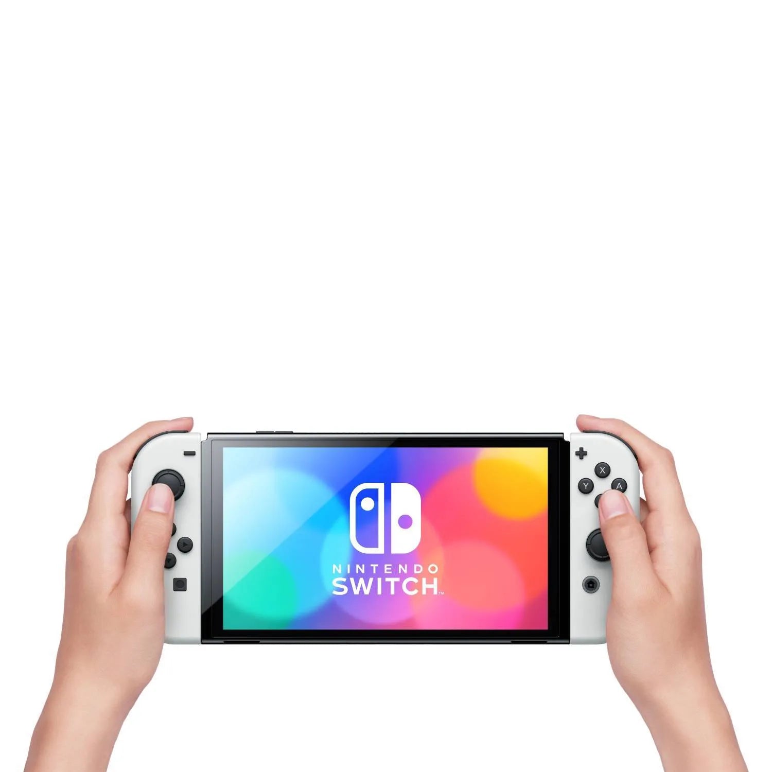 Nintendo Switch OLED Model - White Console | Portable Gaming for Travel, Home & Parties