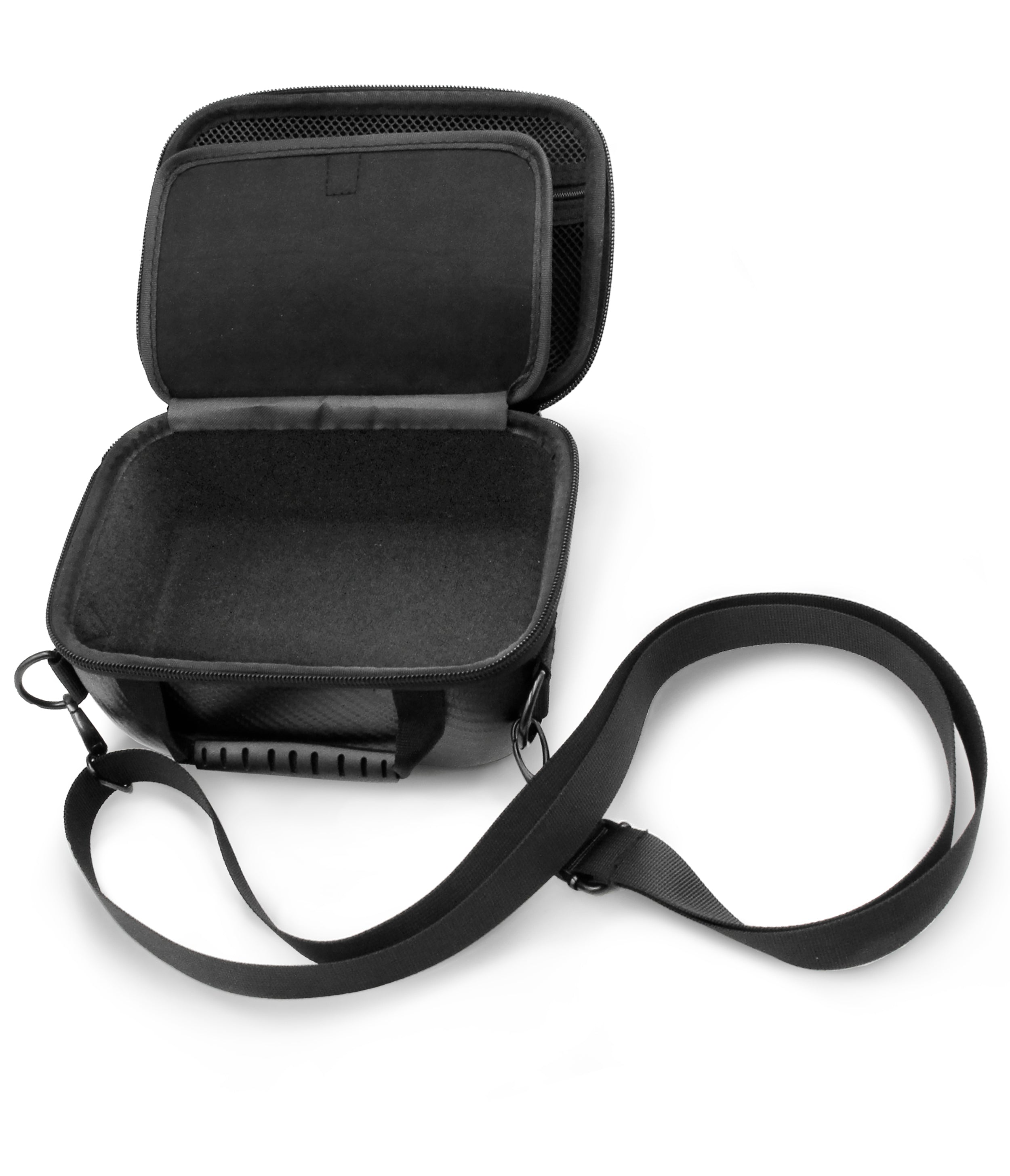 CASEMATIX 8 Hard Shell EVA Travel Case with Shoulder Strap & Padded Divider - Fits 7