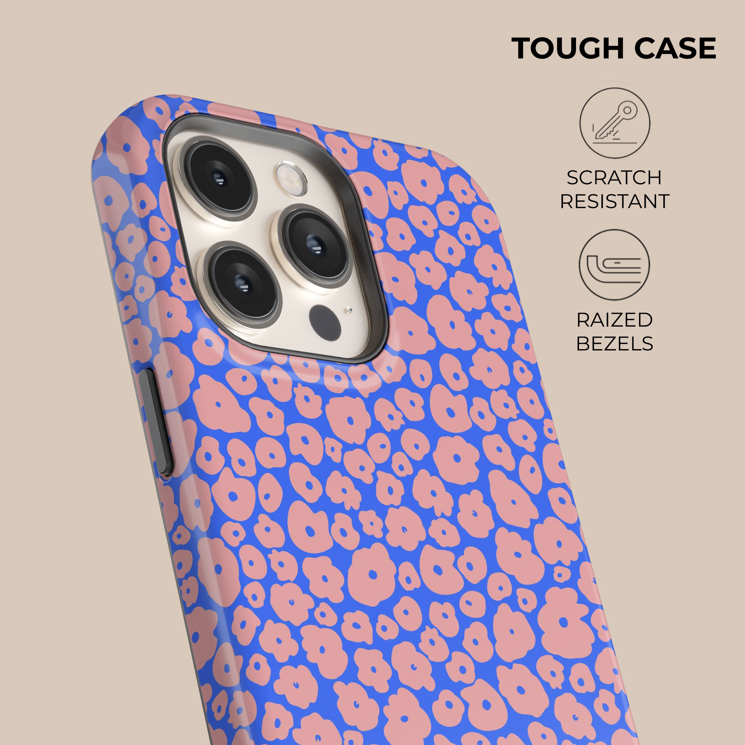 Puffy Spring Phone Case - Soft Cute Floral Design Shockproof Cover for iPhone 15/14/13/12/11 Pro Max XR XS - Perfect for Spring Outfits & Outdoor Adventures