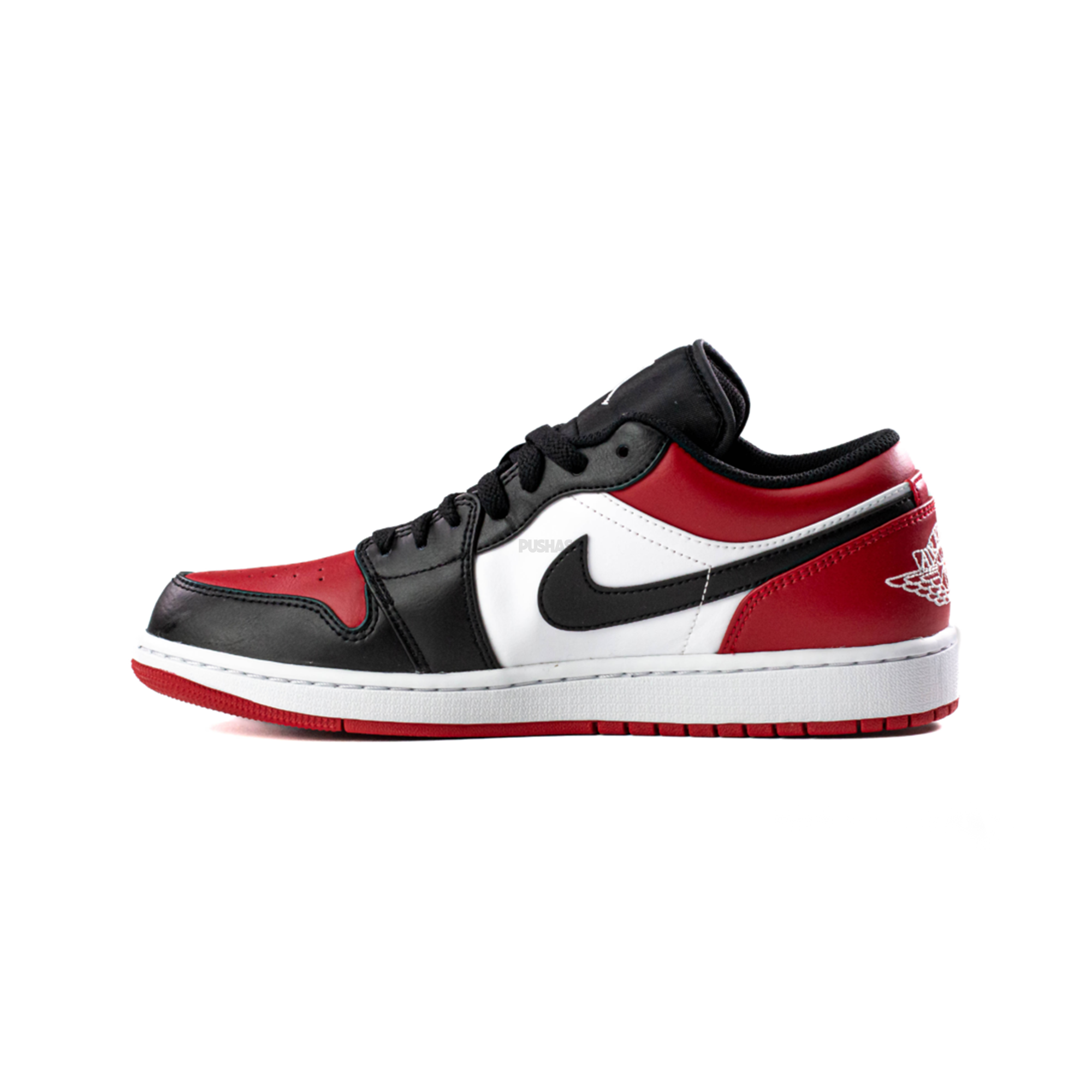 Air Jordan 1 Low 'Bred Toe' Sneakers (2021 Release) - Men's Basketball Shoes for Casual Wear & Street Style