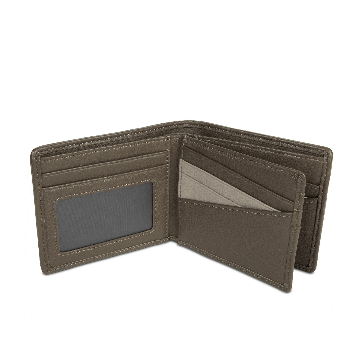 Premium Grayson Leather RFID Blocking Bi-Fold Wallet for Men - Slim & Stylish with Extra Flap - Perfect for Travel, Business & Everyday Use
