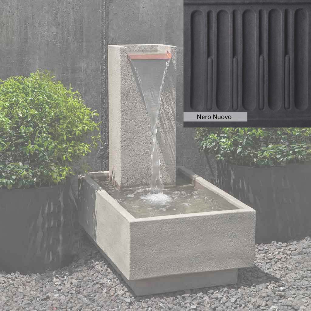 Campania International Falling Water Fountain IV - Outdoor Garden Waterfall Feature for Patio, Yard, and Landscape Decor