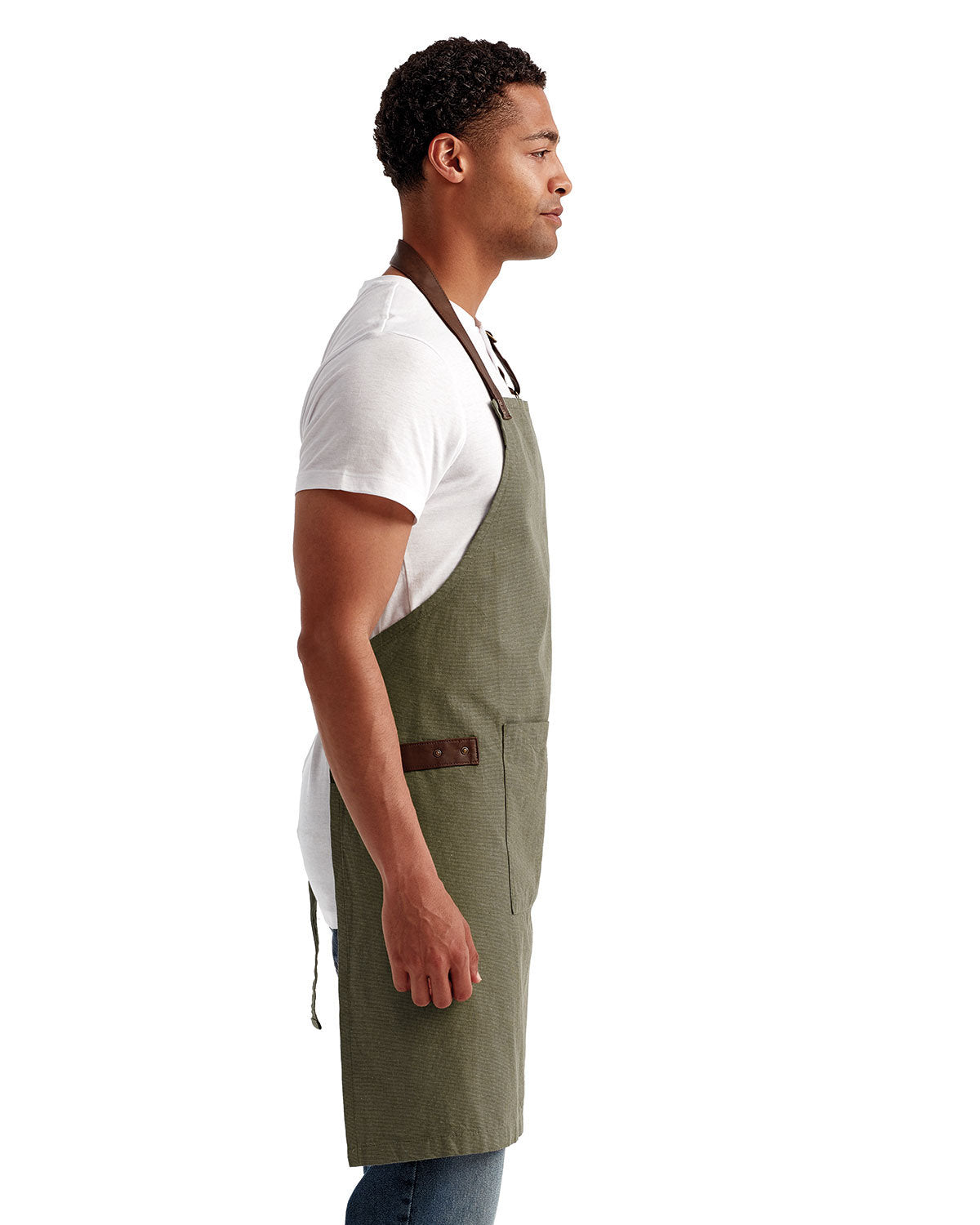 Reprime RP144 Unisex Oxford Apron - Artisan Collection for Cooking, Baking & Crafting - Durable & Stylish Workwear for Chefs, Baristas & DIY Enthusiasts