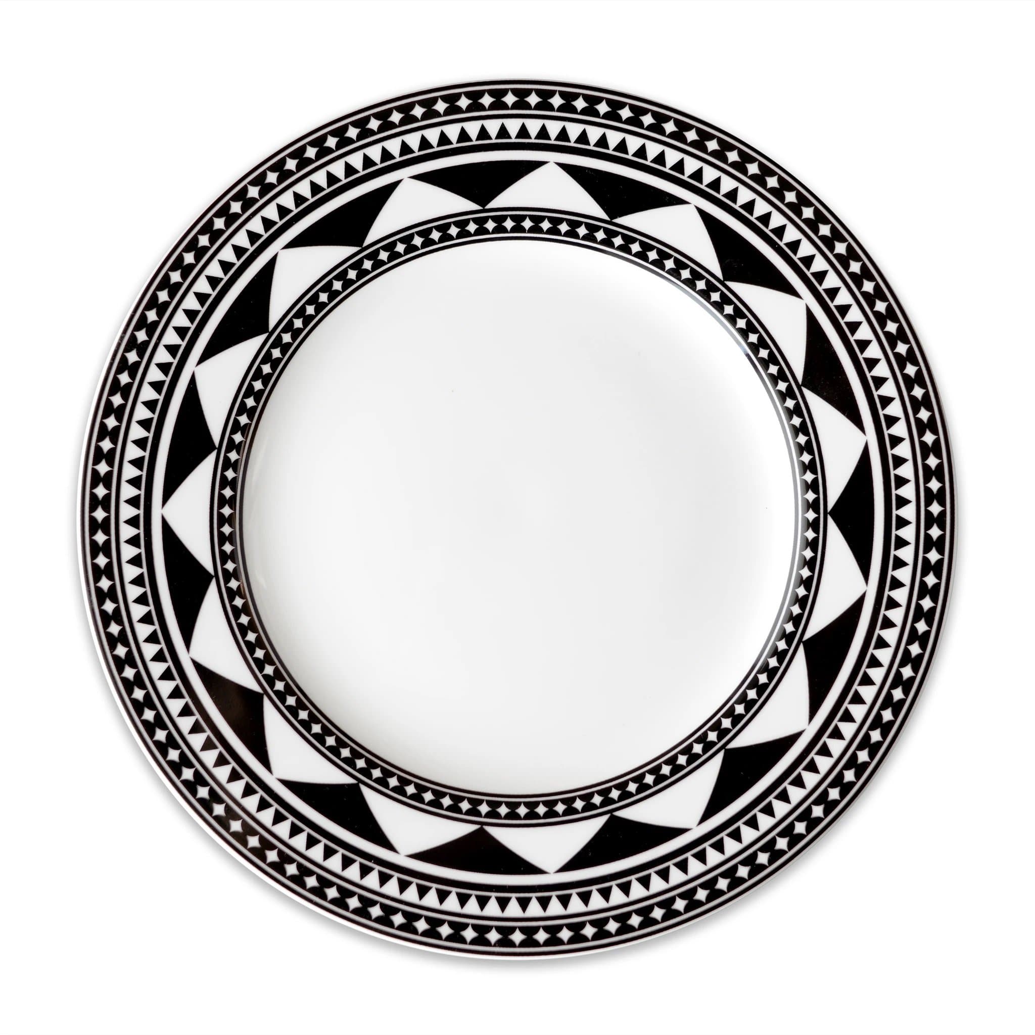 Premium White Diamond Bone China Dinner Plates Set - Elegant Fine Porcelain for Formal Dining, Wedding & Special Occasions