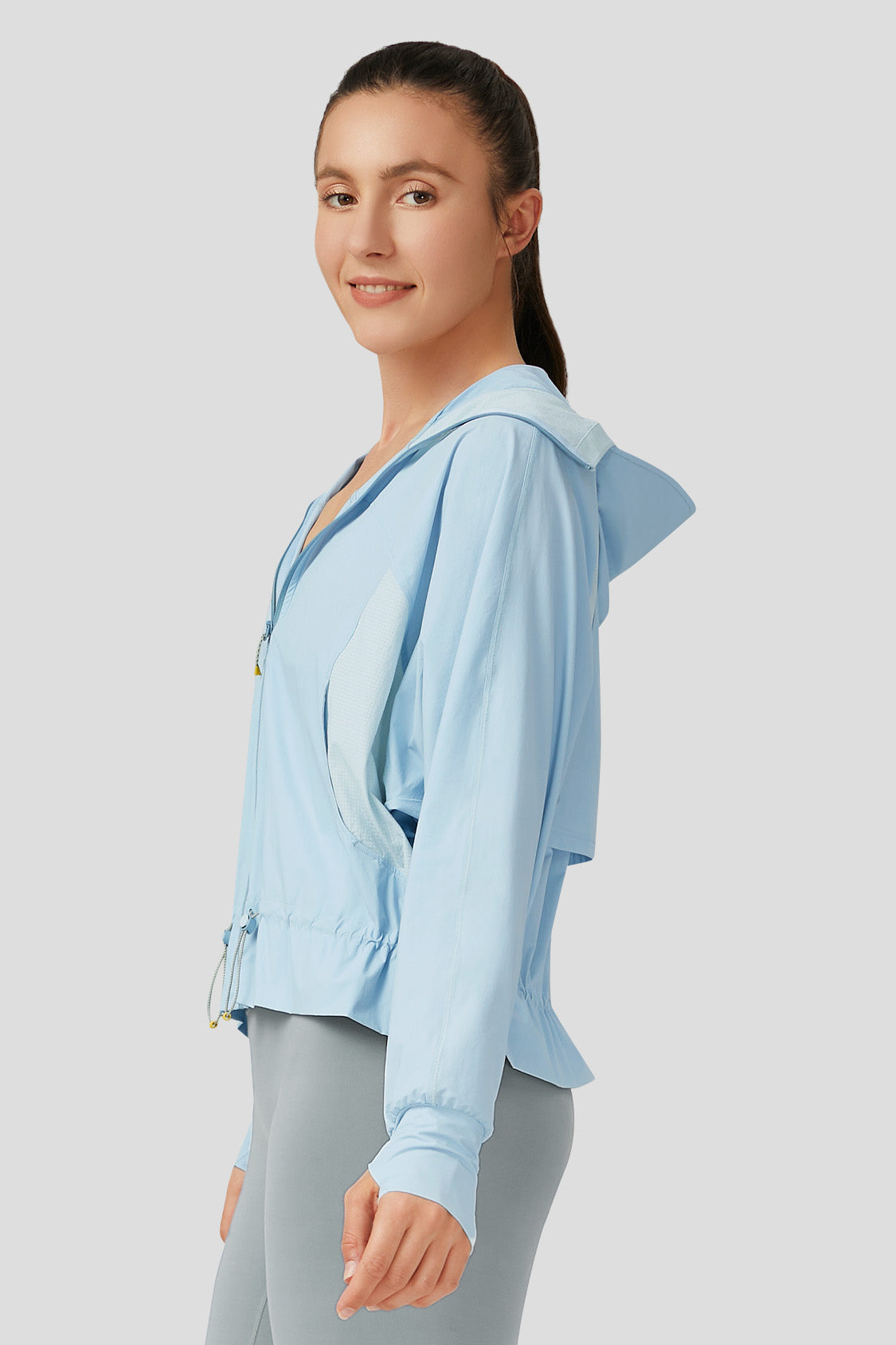 Yunzi Women's UV Protection Jacket UPF50+ Sunblock Windproof Lightweight Outdoor Hiking Travel Beach Walking - Perfect for Summer Activities and Sun Safety