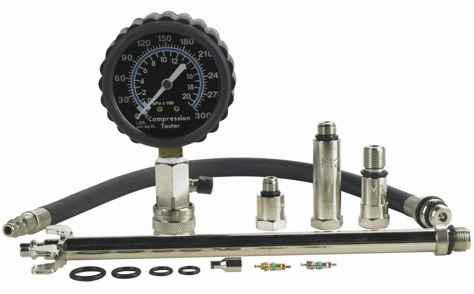 Bosch Professional Compression Tester Kit (FIX 7828) - Accurate Engine Compression Testing Tool for Automotive, Motorcycle & Small Engine Repair - Perfect for Mechanics & DIY Enthusiasts