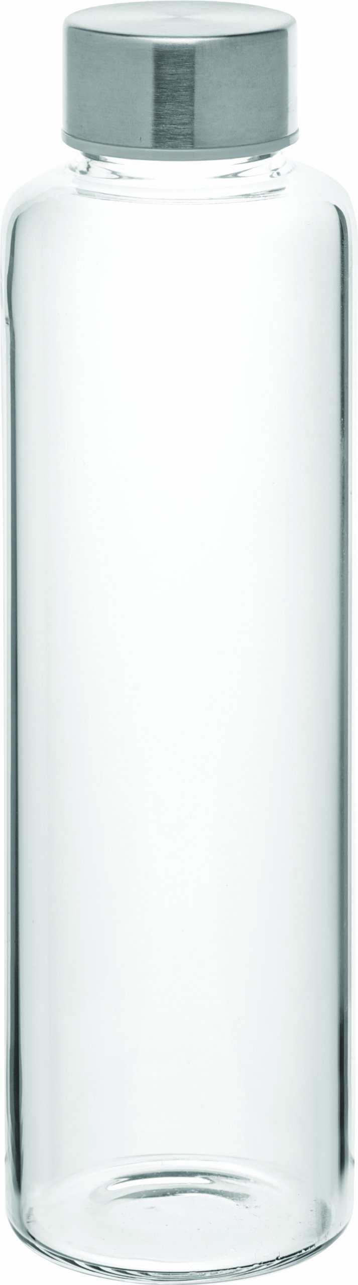 HG90028-012 Atlantis 0.5L Lidded Glass Water Bottle - Pack of 12 | BPA-Free, Reusable Drinking Bottle for Home, Office, Gym & Outdoor Activities | Hospitality Glass Brands