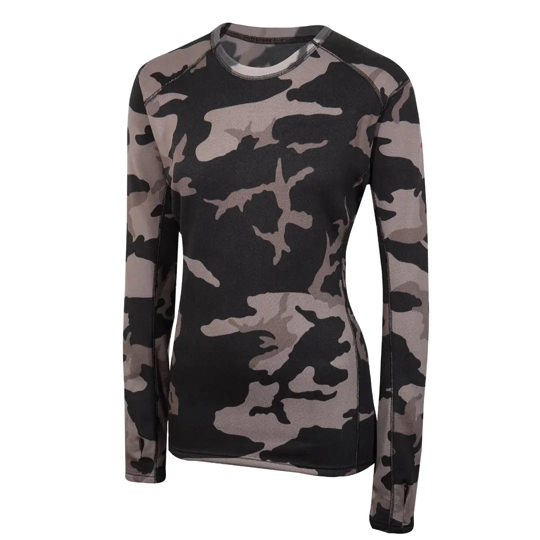 Factor 2 Women's Long Sleeve Mid Layer Top - Lightweight Thermal Base Layer for Hiking, Running & Outdoor Activities