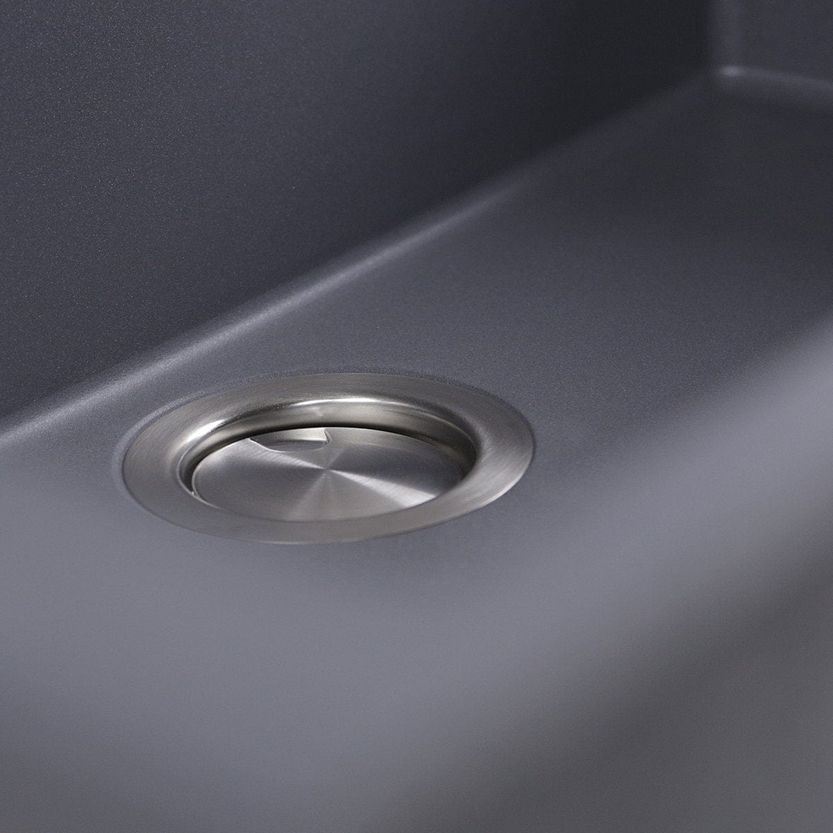 Nantucket Large Single Bowl Undermount Granite Composite Titanium Kitchen Sink PR3018 TI - Perfect for Modern Farmhouse & Coastal Style Kitchens