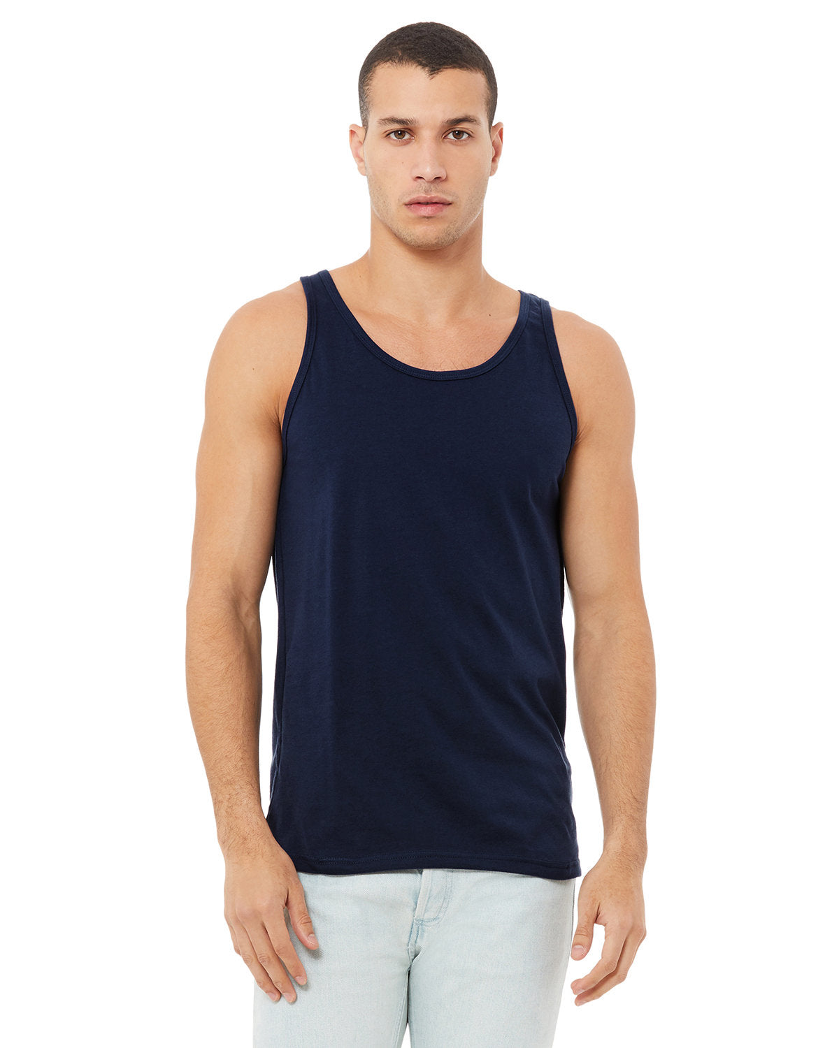 Bella + Canvas 3480 Unisex Jersey Tank Top - Soft Cotton Relaxed Fit for Men & Women - Perfect for Gym, Beach, Summer Outfits & Casual Wear