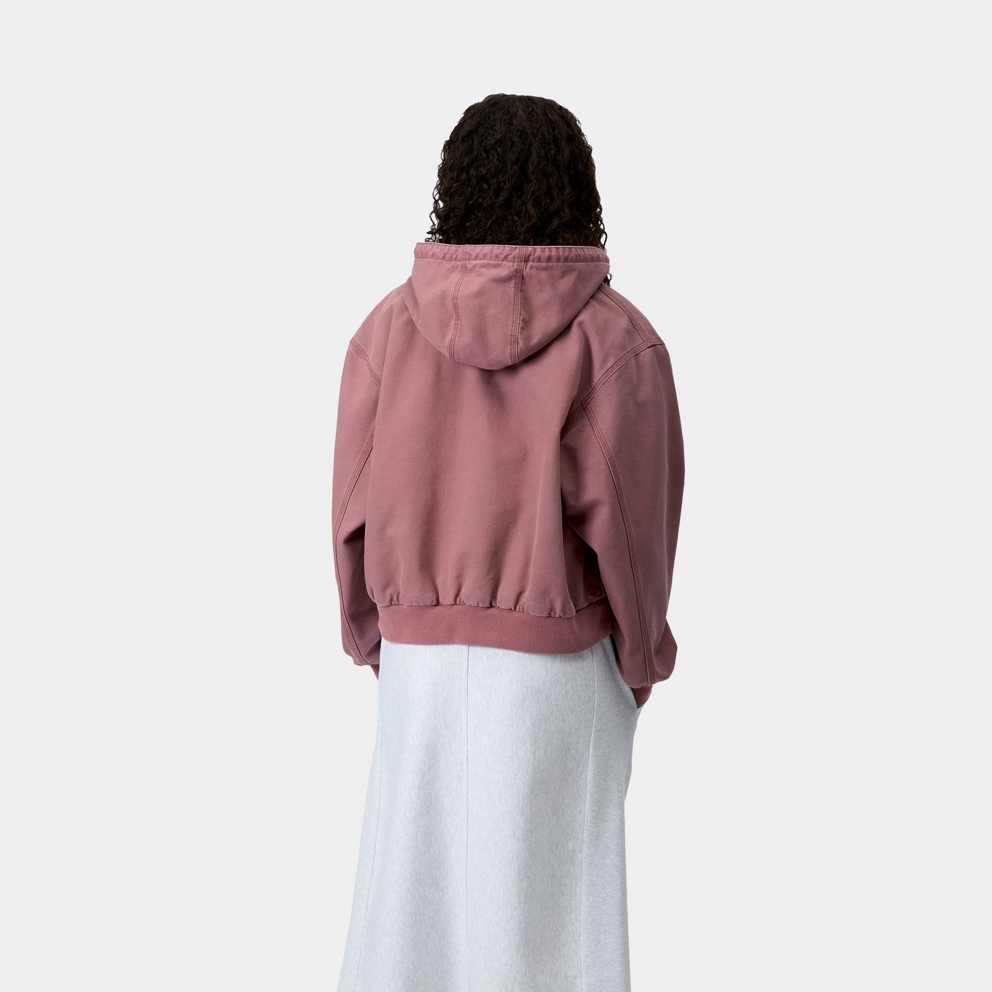 Women's OG Active Jacket - Lightweight Spring Jacket for Running & Outdoor Activities | Stone Canvas & Dusky Pink Colors | Perfect for Hiking, Gym & Casual Wear