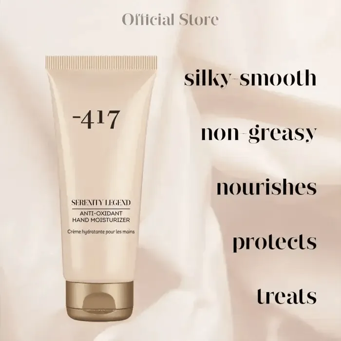 Minus 417 Antioxidant Hand Moisturizer Cream - Hydrating & Nourishing Hand Care for Dry Skin - Perfect for Daily Use, Travel & Office