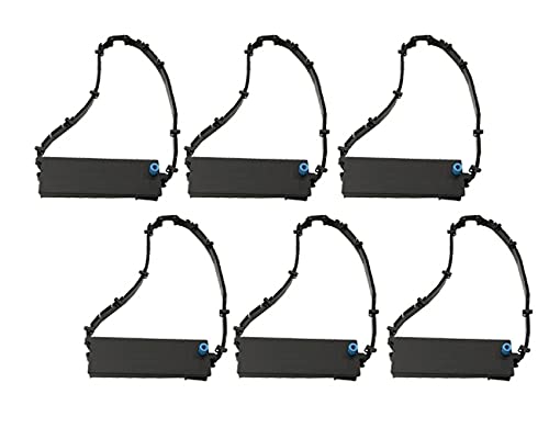 Compatible Replacement Ribbon T426D Black Printer Ribbons (6 Pack) - Works with IBM 1040440 - Ideal for Office, Retail, and Shipping Label Printing