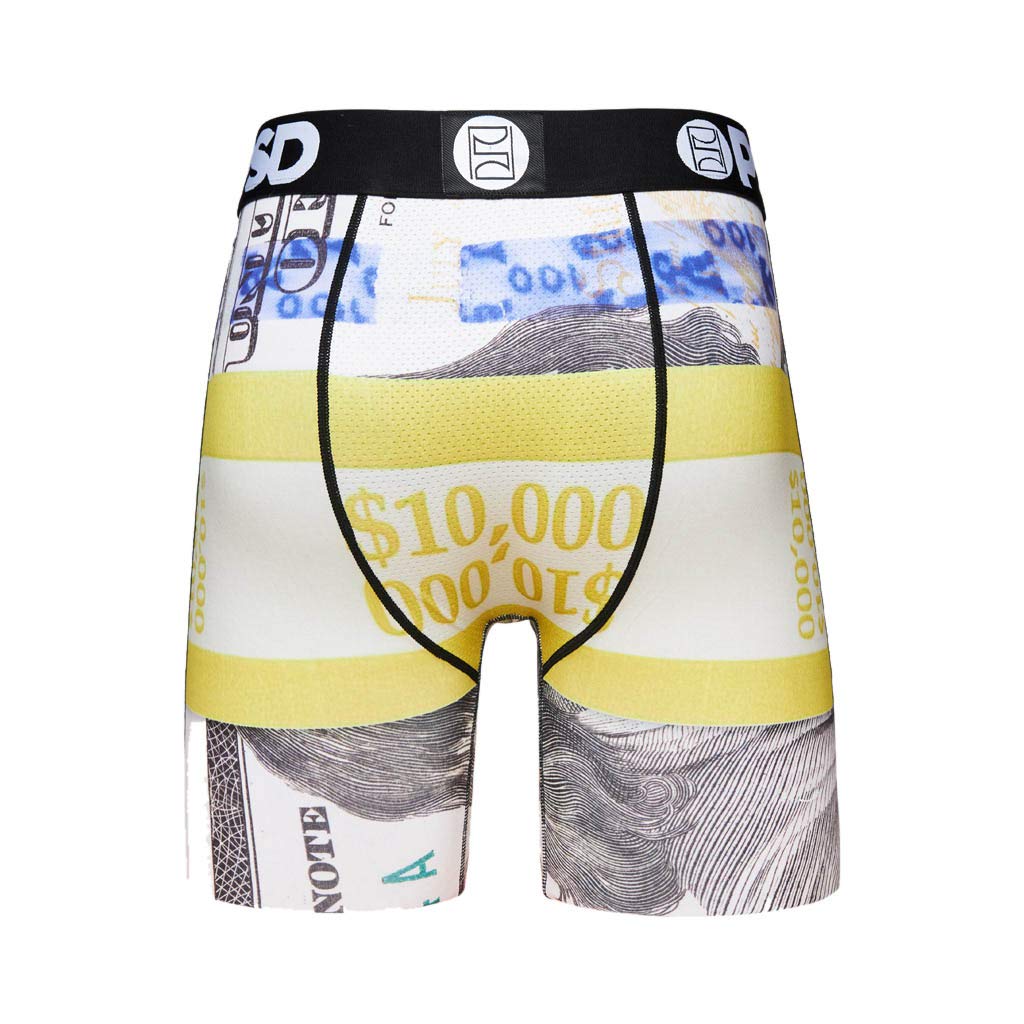 PSD Men's Boxer Briefs - Multi Big Bands for Comfort & Support