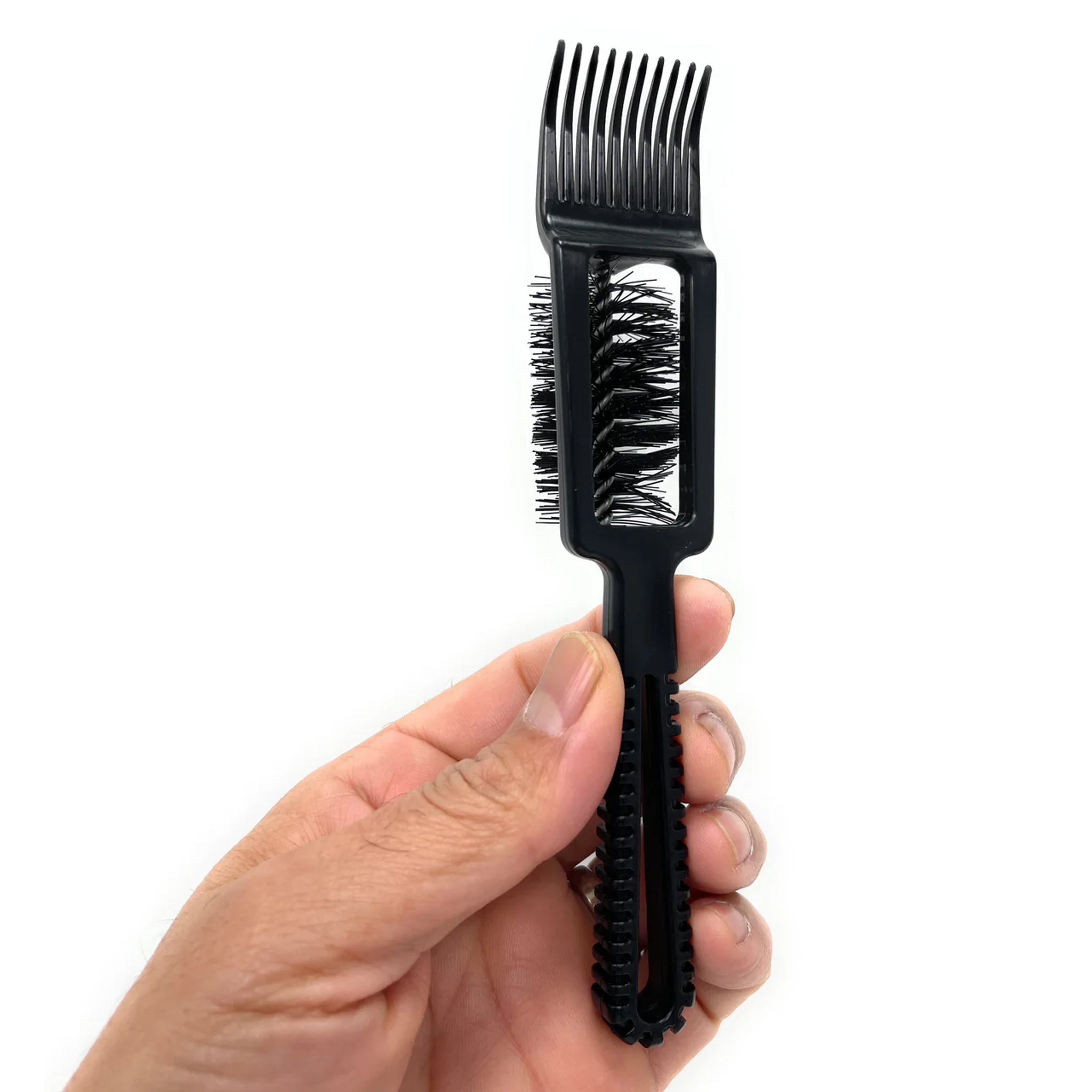 Scalpmaster Brush and Comb Cleaner - Plastic Handle, 2-Piece Set for Hair Styling Tools - Perfect for Salons, Home Use, and Travel
