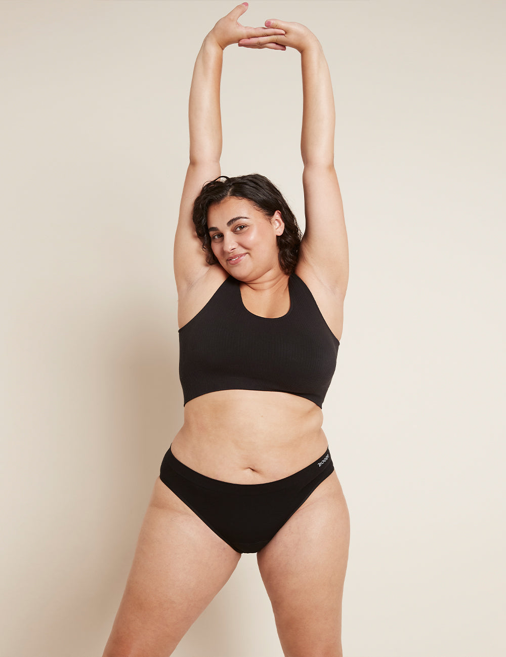 Leak-Proof Period Bikini - Classic Black Swimwear for Moderate to Heavy Flow - Perfect for Swimming, Beach Vacations & Water Sports