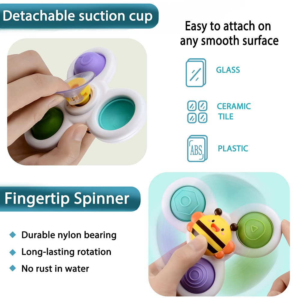 Baby Spinner Toy for 1-3 Year Olds - Sensory Fidget Toy for Toddlers | Perfect Gift for Birthdays & Christmas