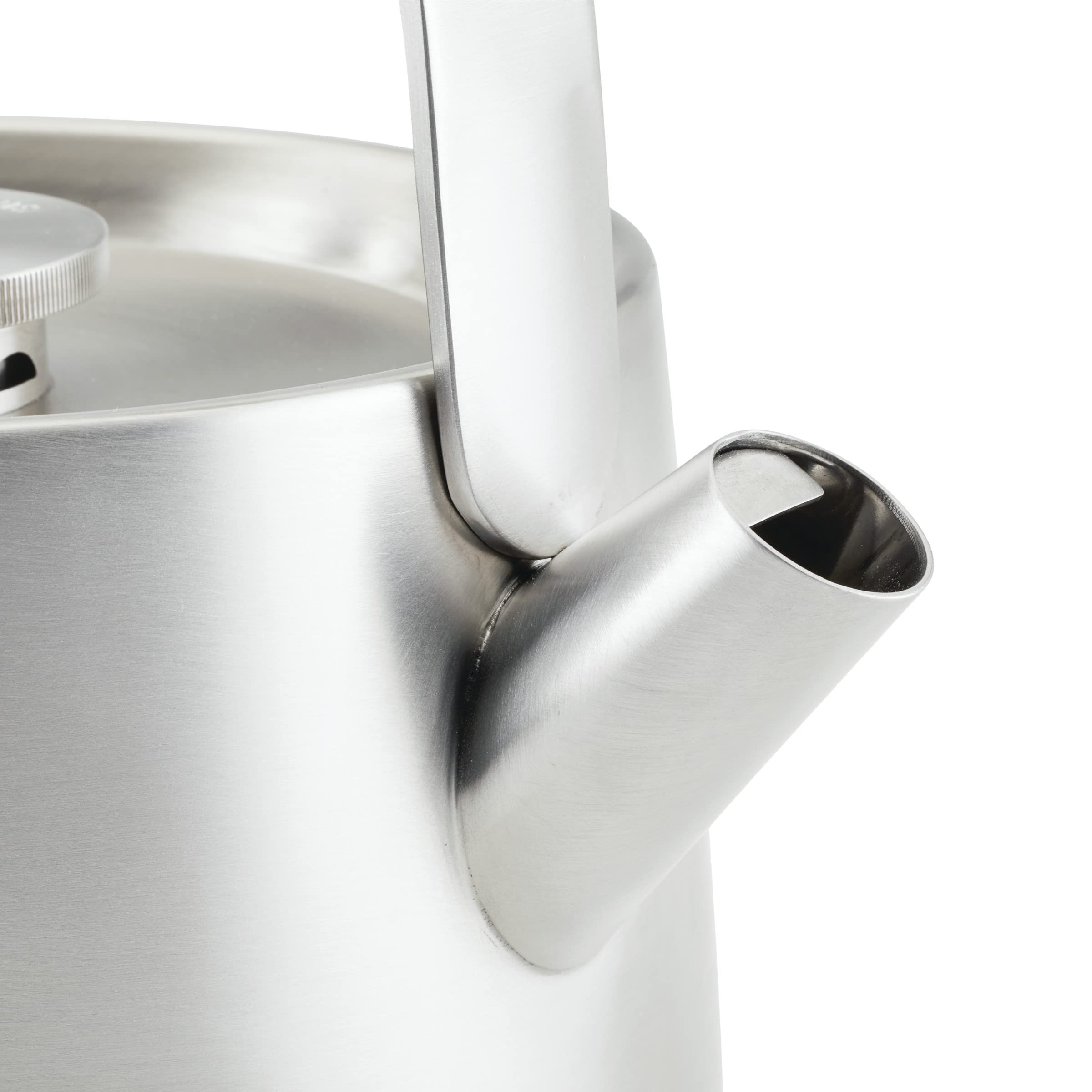 KitchenAid 1.9 Quart Stainless Steel Whistling Tea Kettle - Brushed Finish for Stovetop Use | Perfect for Boiling Water for Tea, Coffee & Cooking | Durable & Stylish Kitchen Essential