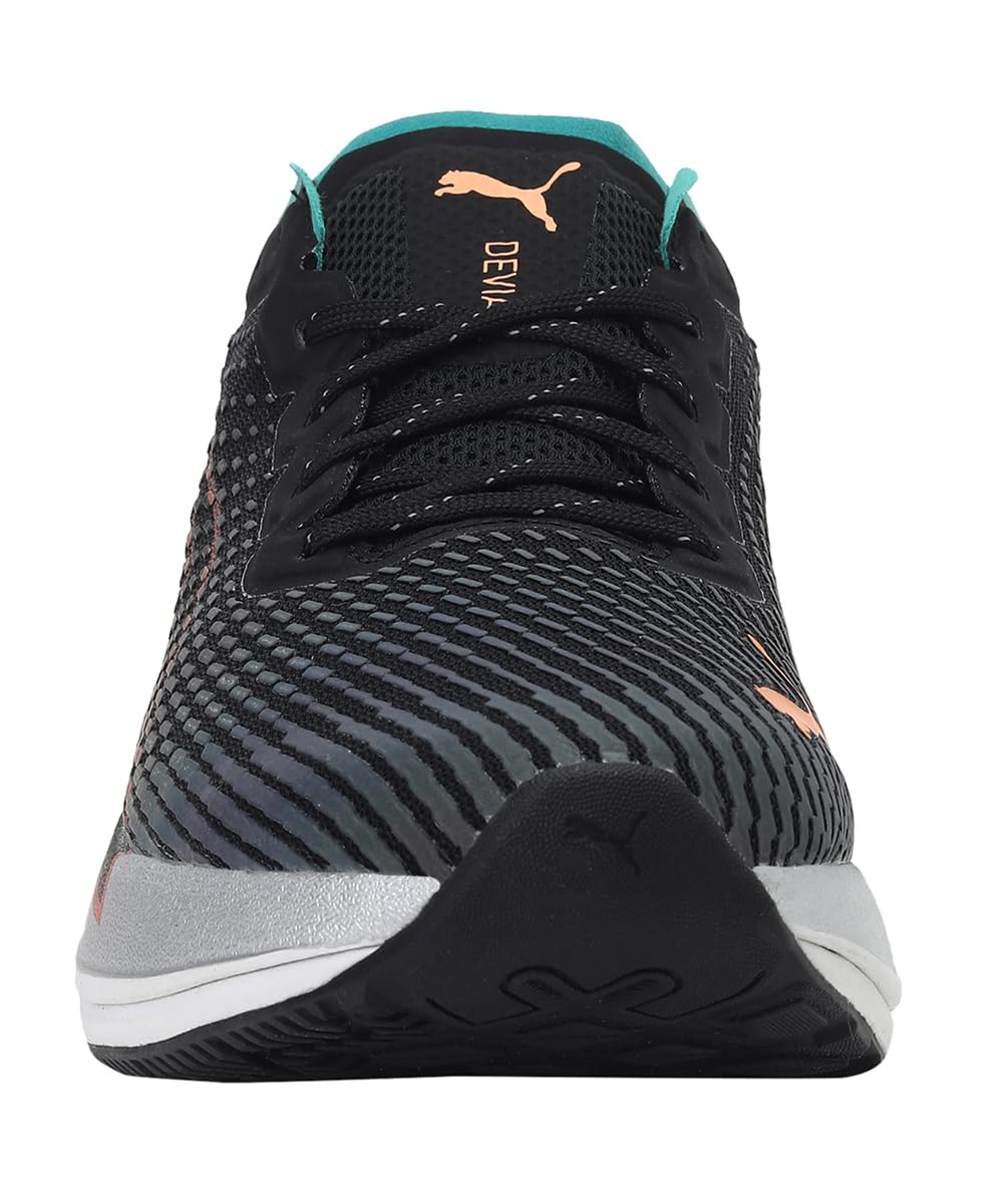 Puma Deviate Nitro WTR Men's Waterproof Running Shoes - Black | Lightweight Cushioned Trail Sneakers for Jogging & Outdoor Training