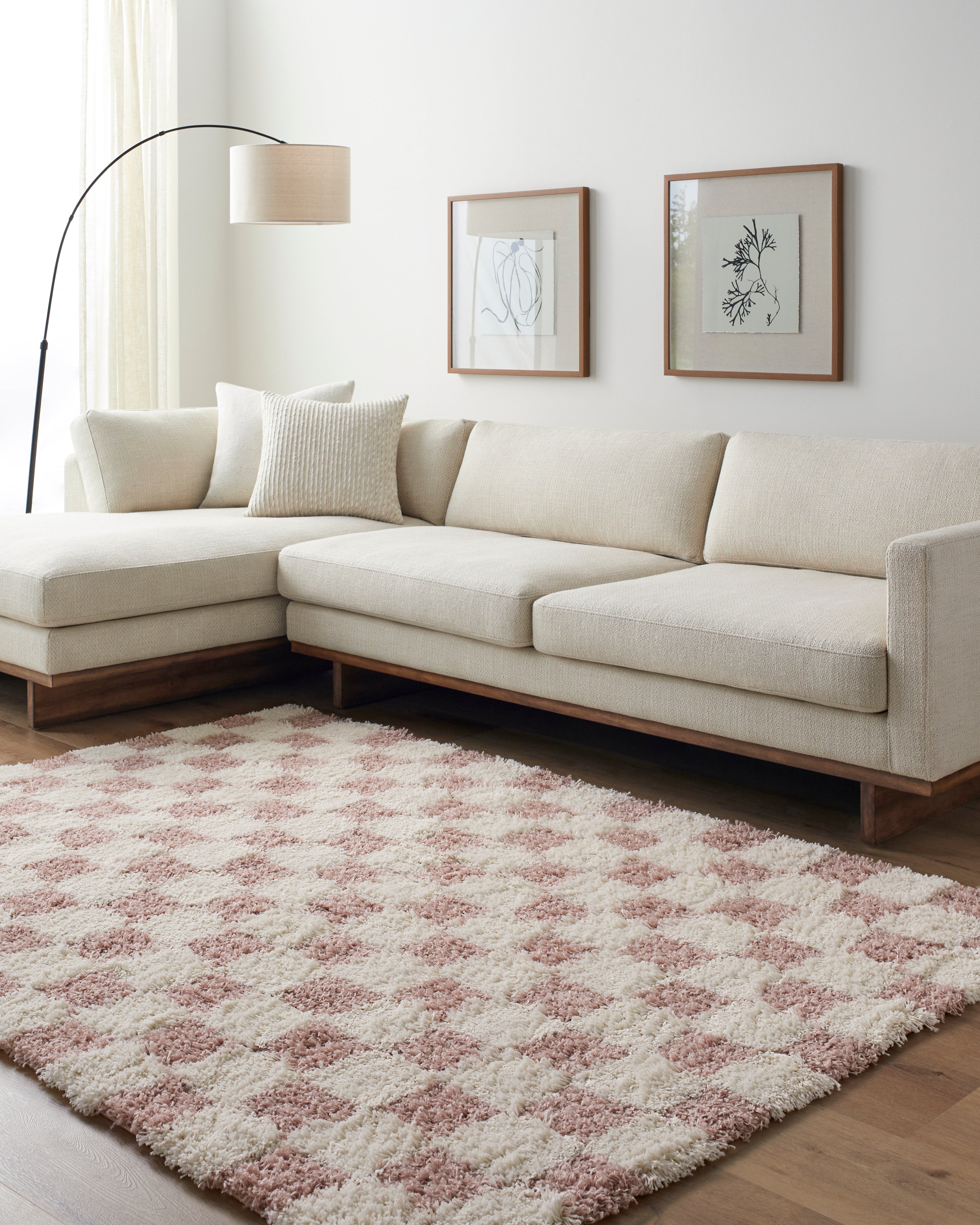 Premium Urban Shag Area Rug USG 2347 - Soft Plush Shaggy Carpet for Living Room, Bedroom & Nursery - Cozy Home Decor for Modern Spaces