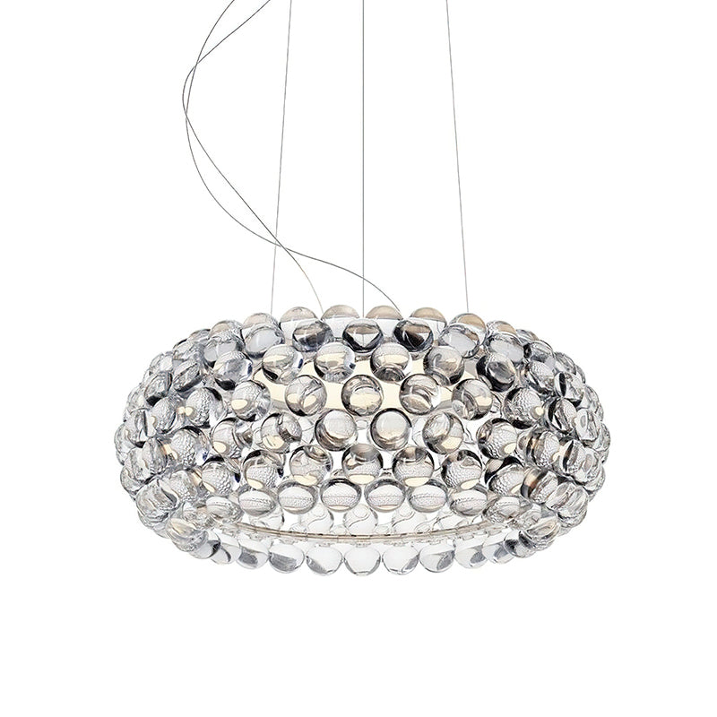 Elegant Caboche Pendant Light - Modern Glass Ceiling Lamp for Dining Room, Kitchen Island & Bedroom Decor