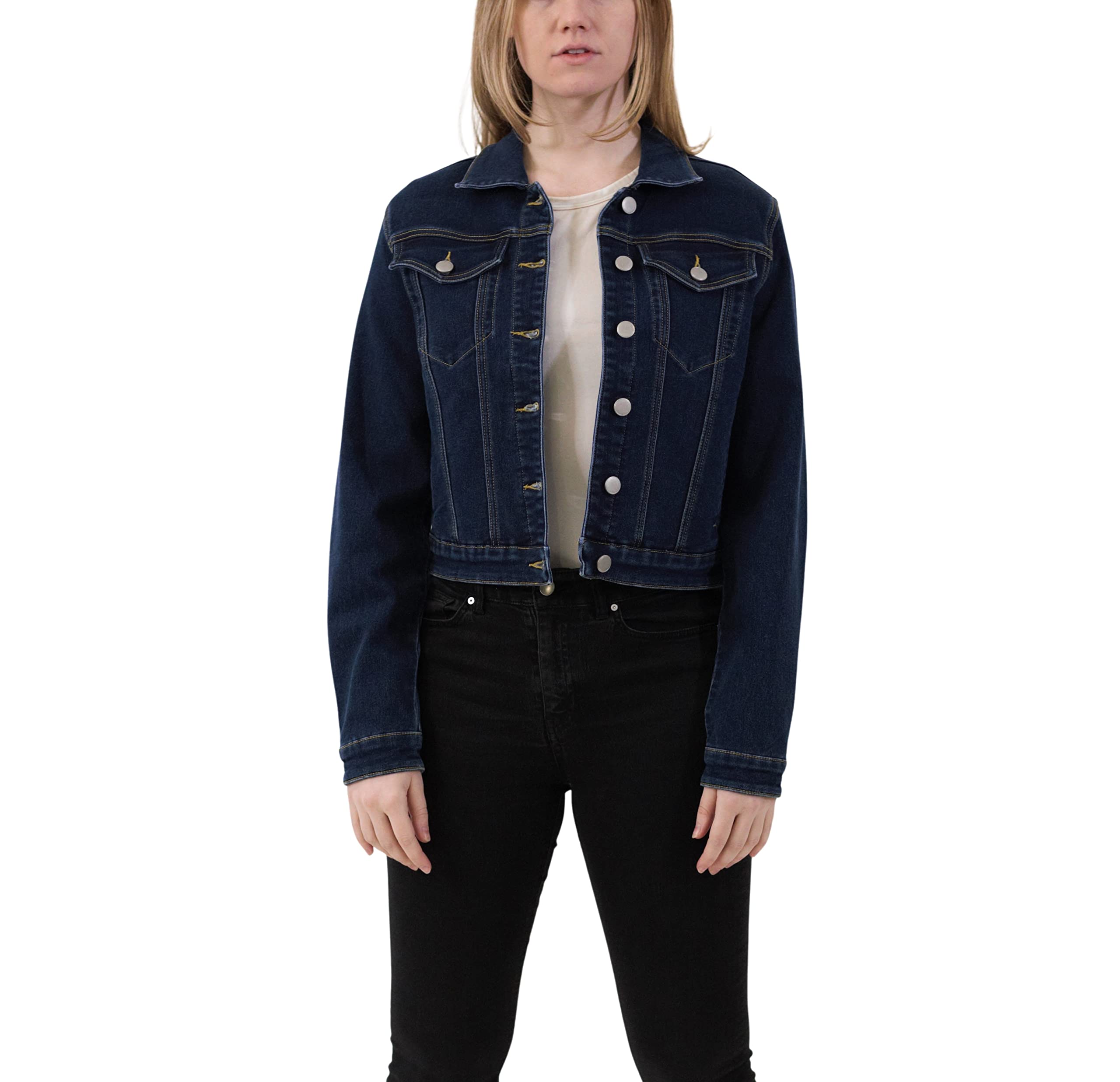 Women's Luxury Denim Jackets - Comfortable & Stylish Coats for Casual Outings & Evening Events