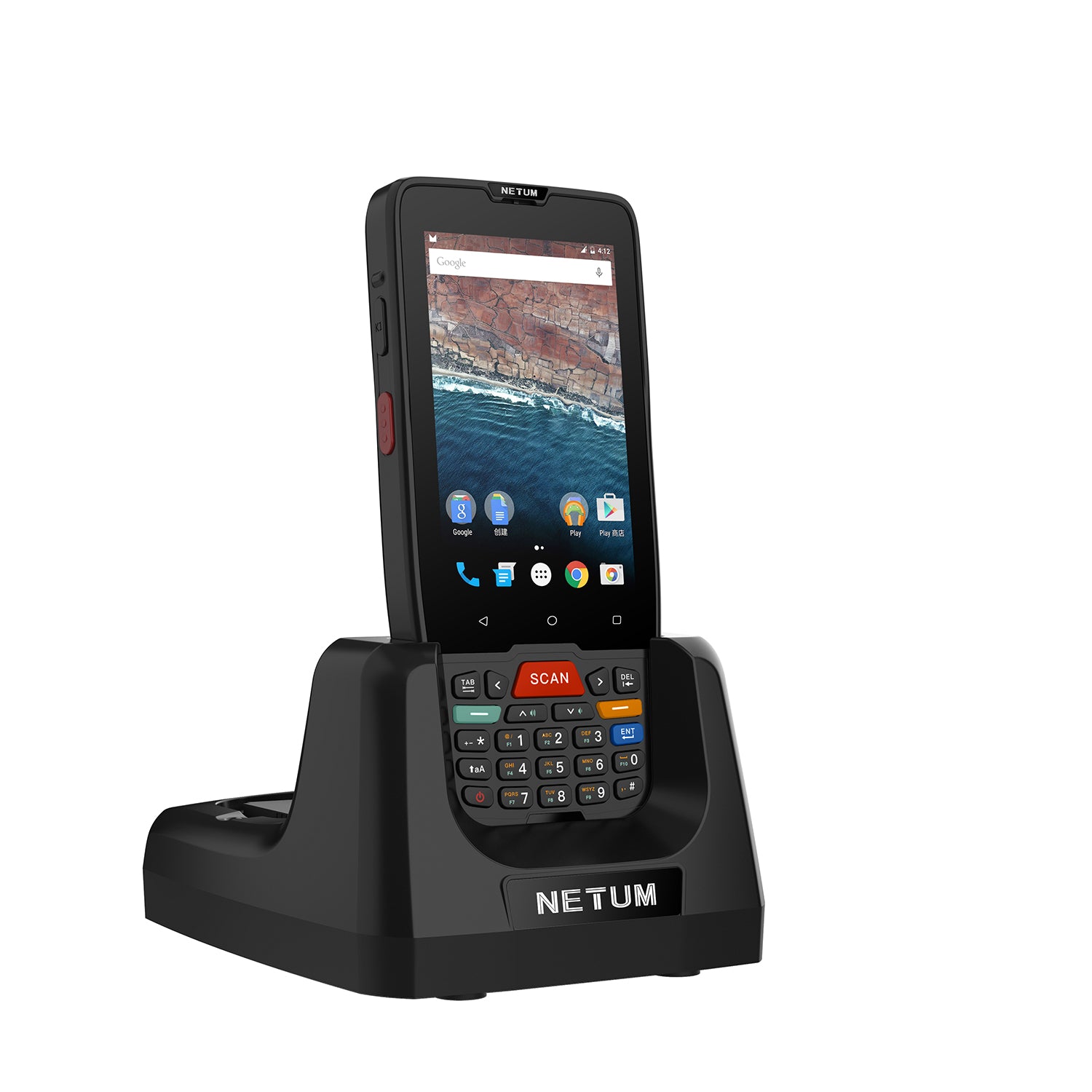 Netum D7100 Portable Android PDA Terminal - 2D Barcode Scanner, Touch Screen, WiFi, 4G & GPS - Ideal for Retail, Warehouse & Logistics Inventory Management