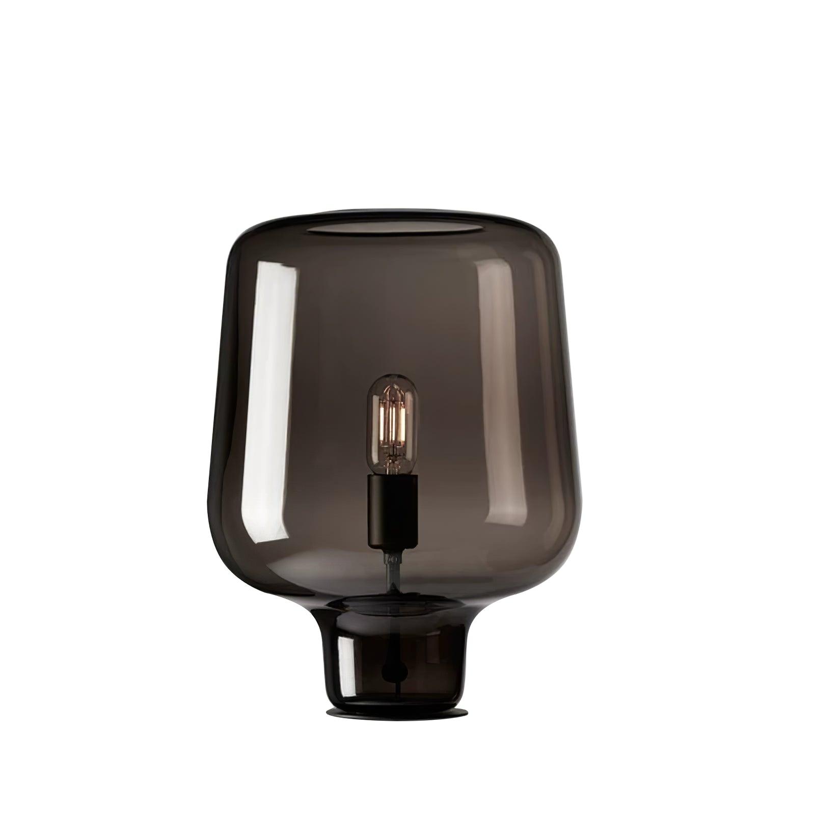 Modern Teutonic Glass Table Lamp - Elegant Home & Office Lighting for Living Room, Bedroom, or Study Desk