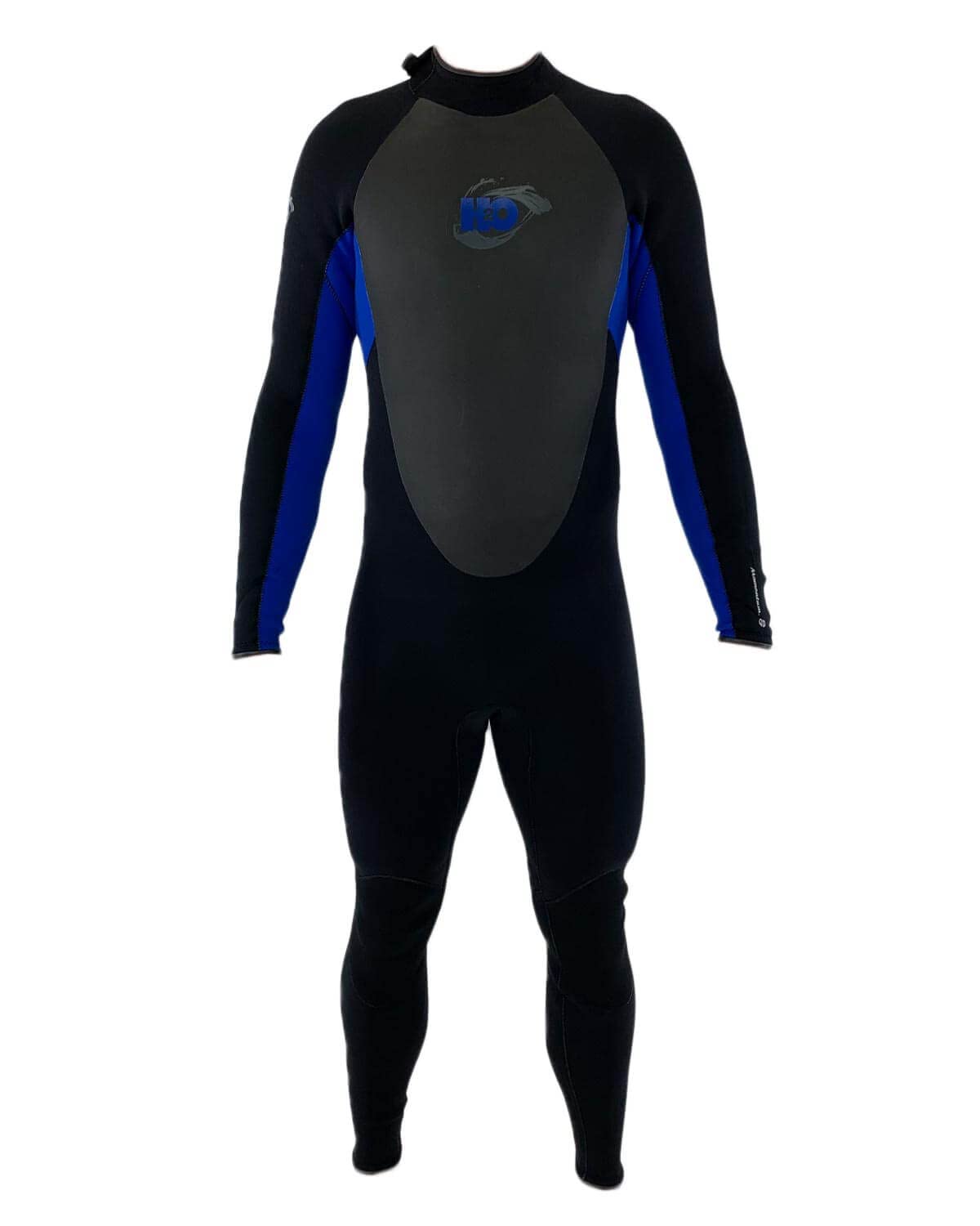 H2Odyssey 3/2mm Men's Vapor Back Zip Wetsuit - Long Sleeve Neoprene Swimsuit for Surfing, Scuba Diving & Water Sports | Warm & Flexible for Cold Water Activities