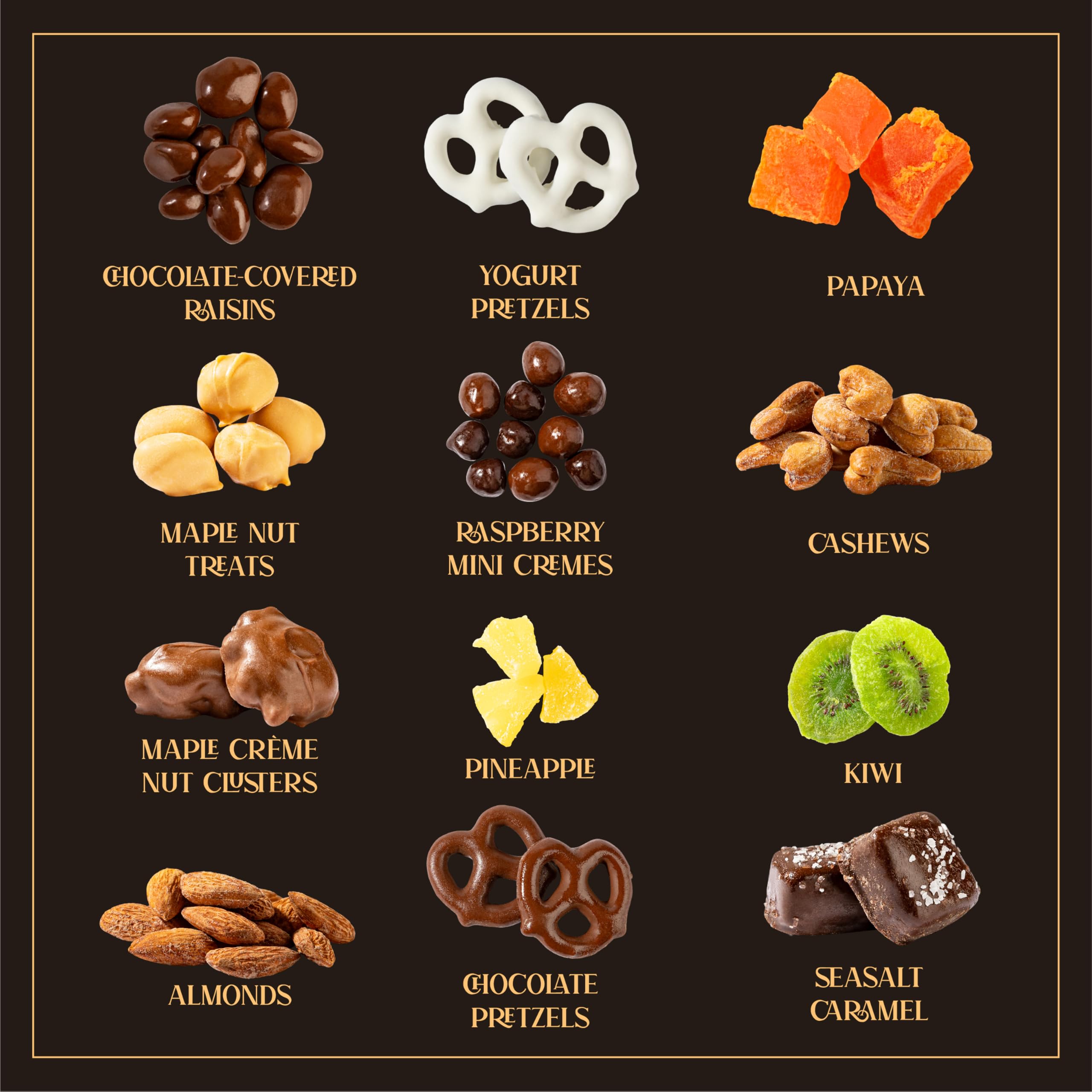 Luxury Chocolate & Dried Fruit Gift Box - Gourmet Chocolate Covered Treats with Premium Dried Fruits - Perfect for Holidays, Birthdays, Corporate Gifts & Special Occasions - Elegant Gift for Valentine's Day, Christmas & Anniversary Celebrations