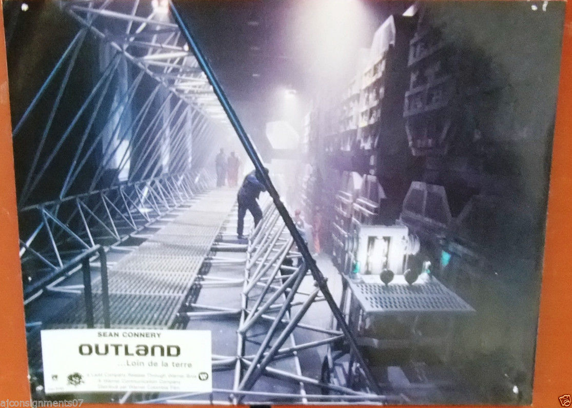 Outland (1981) - Set of 12 Original 10x8 Movie Lobby Cards Featuring Sean Connery - Perfect for Film Collectors & Sci-Fi Memorabilia Displays