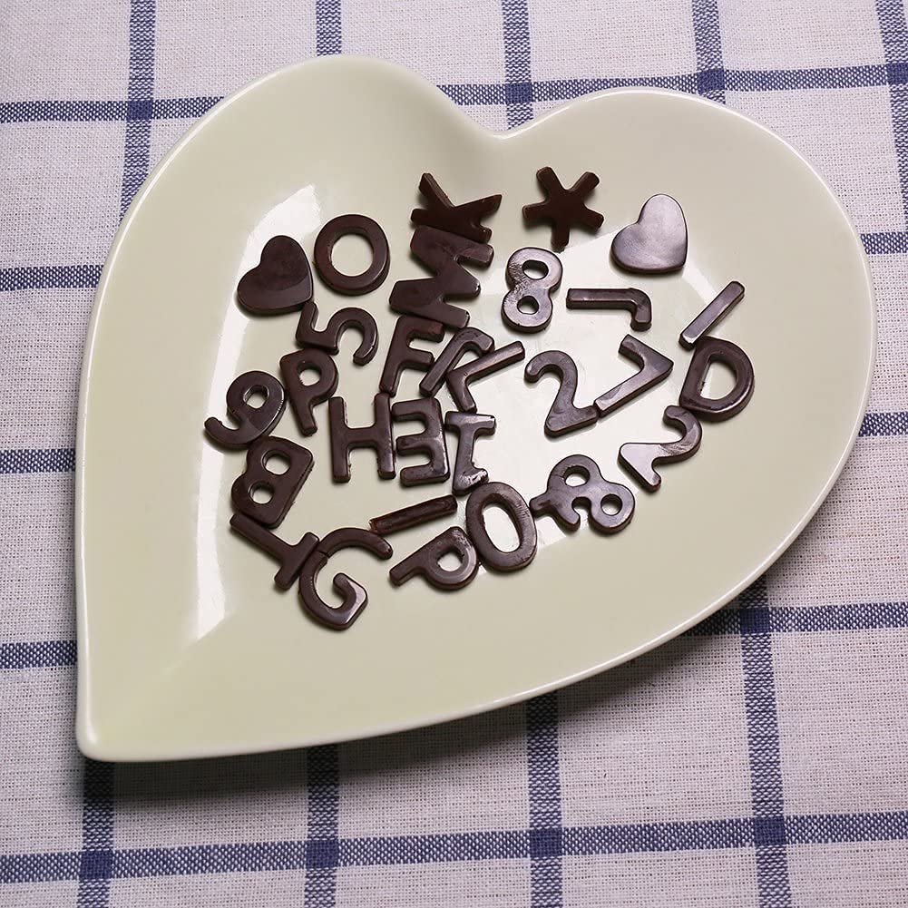 Tedemel Alphabet Silicone Chocolate Mold (1Pc) - Perfect for DIY Chocolate Letters, Cake Decorating, Baking & Party Treats