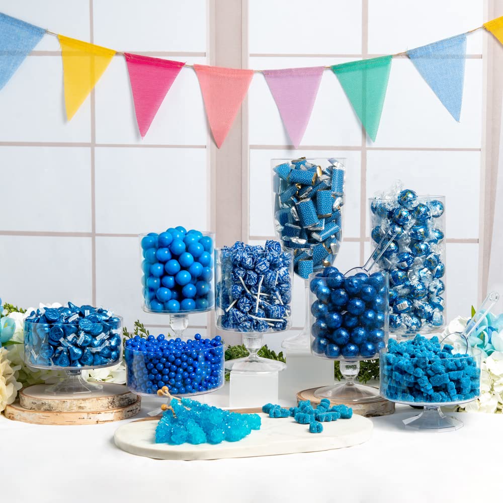 Royal Blue Candy Buffet Party Supplies - 12 lbs Bulk Candy for Dessert Bar, Wedding, Birthday & Baby Shower Decorations