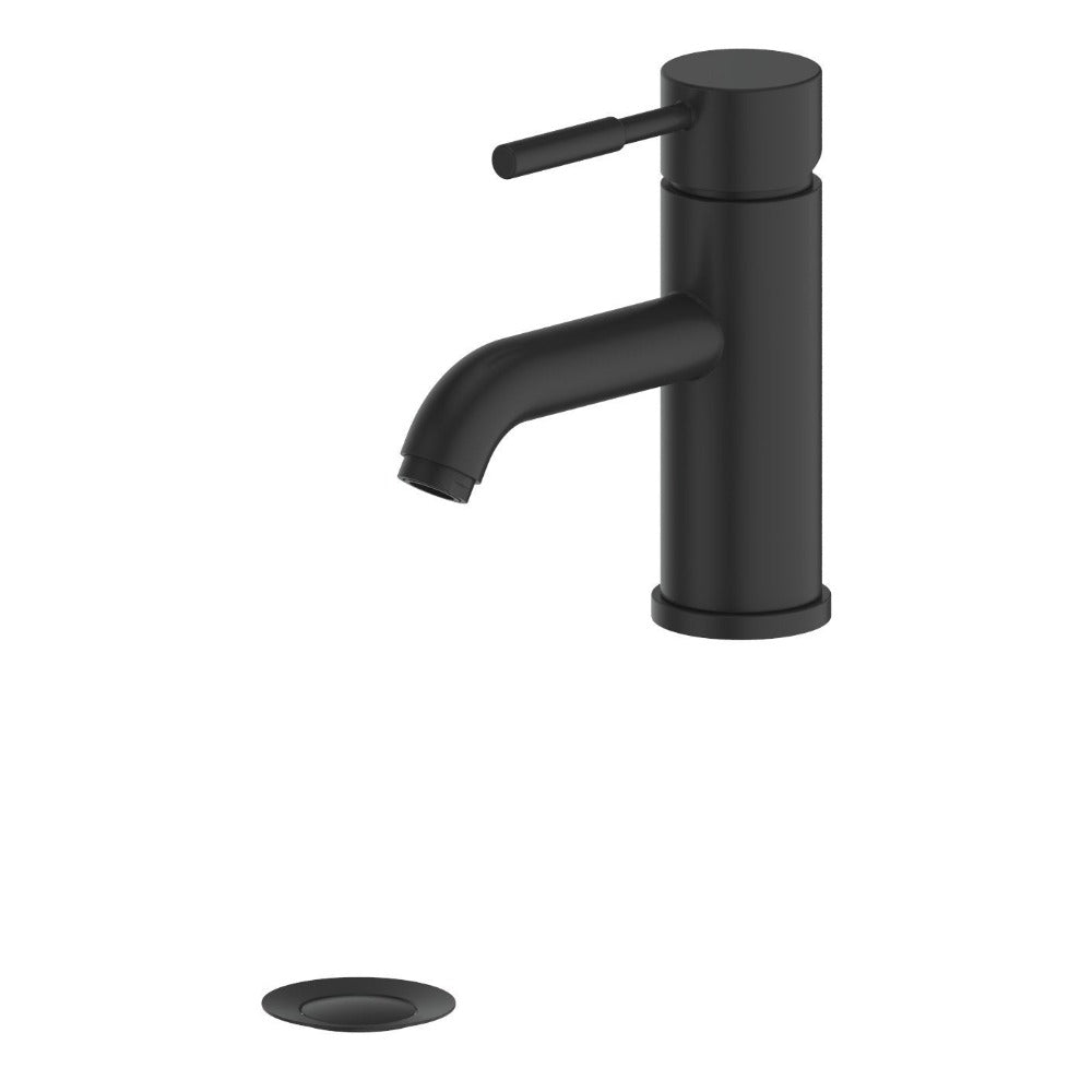 ZLINE Aloha Bathroom Faucet - Modern Matte Black Bath Faucet with High Arc Spout for Bathroom Sink - Perfect for Bathroom Renovation, Guest Bathrooms & Spa-Style Retreats