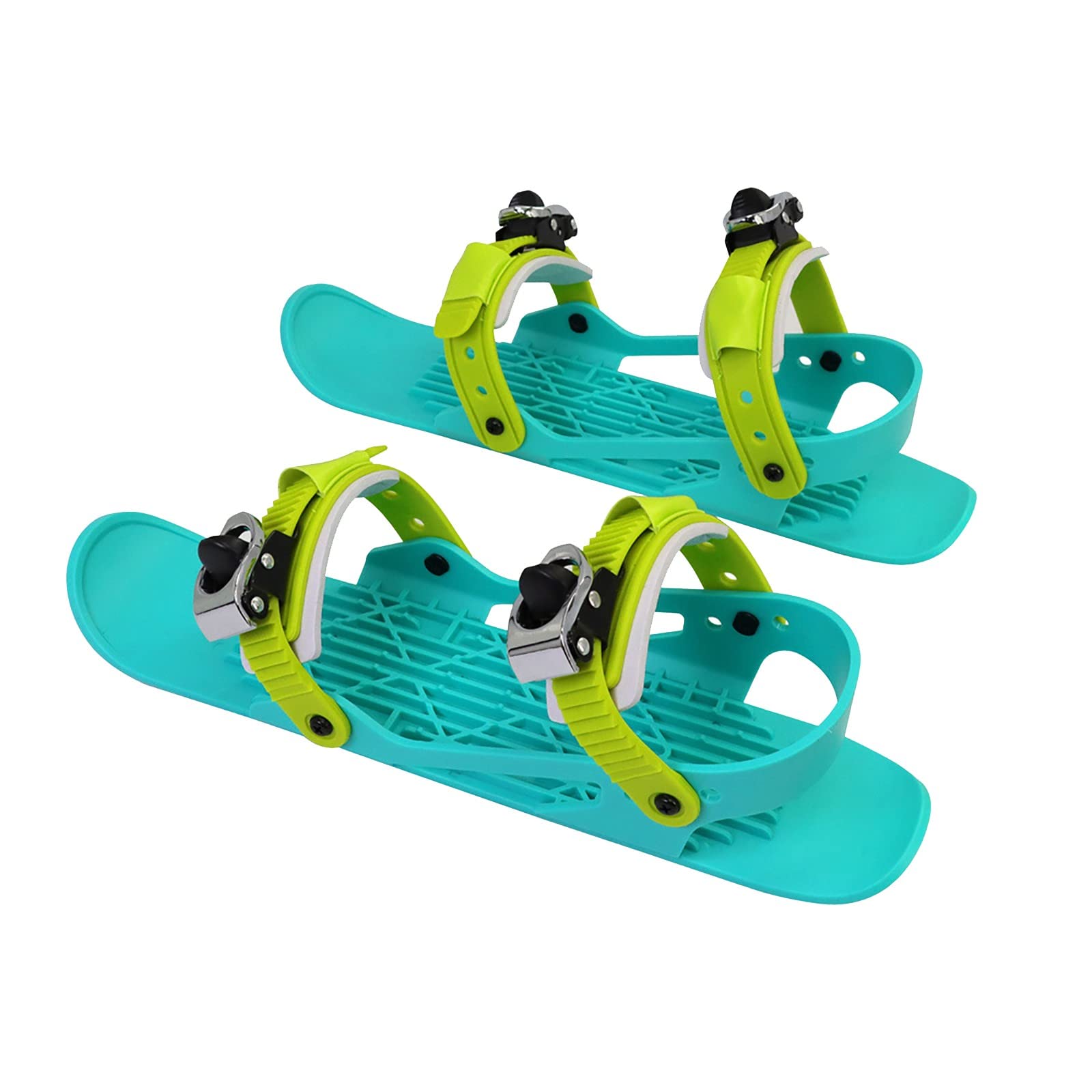 Green Outdoor Ski Boots for Men & Women - Waterproof Snow Travel Walking Sled Boots with Anti-Slip Sole | Perfect for Skiing, Snowboarding, Winter Hiking & Outdoor Adventures