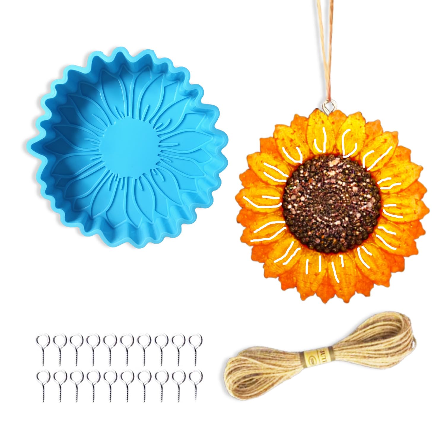 Premium Silicone Molds for Baking, Candles, Soap & Resin - Heat Resistant, Reusable & Non-Stick - Perfect for DIY Crafts, Home Decor & Aromatherapy Beads - Ideal for Kitchen, Bathroom & Craft Room