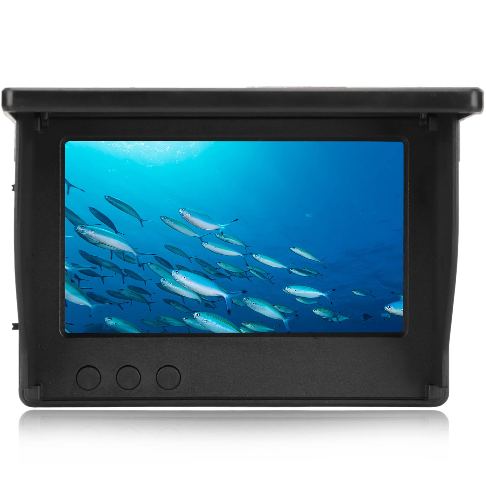 Yoidesu 4.3 Inch Fish Finder with Full Viewing Angle Screen - 800x480 HD Underwater Fishing Camera, 5000mAh Rechargeable Battery for Sea, Ice & Lake Fishing - Supports 3.5mm Camera Interface | Perfect for Deep Water Fishing, Ice Hole Exploration & Boat Angling Adventures