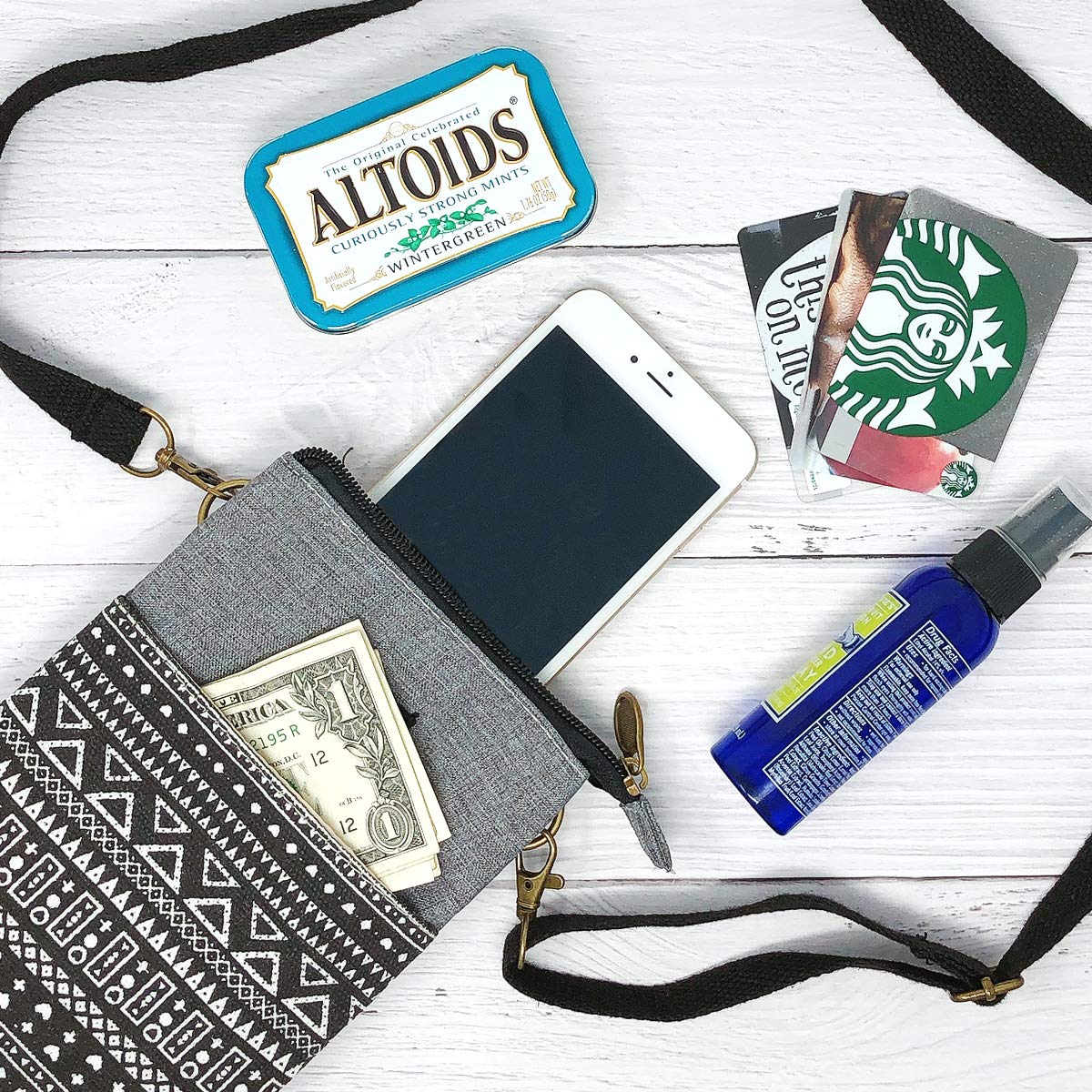 Bowbear Small Crossbody Phone Purse for Women - Stylish & Compact Cellphone Holder Bag with Adjustable Strap - Perfect for Travel, Shopping, and Everyday Use