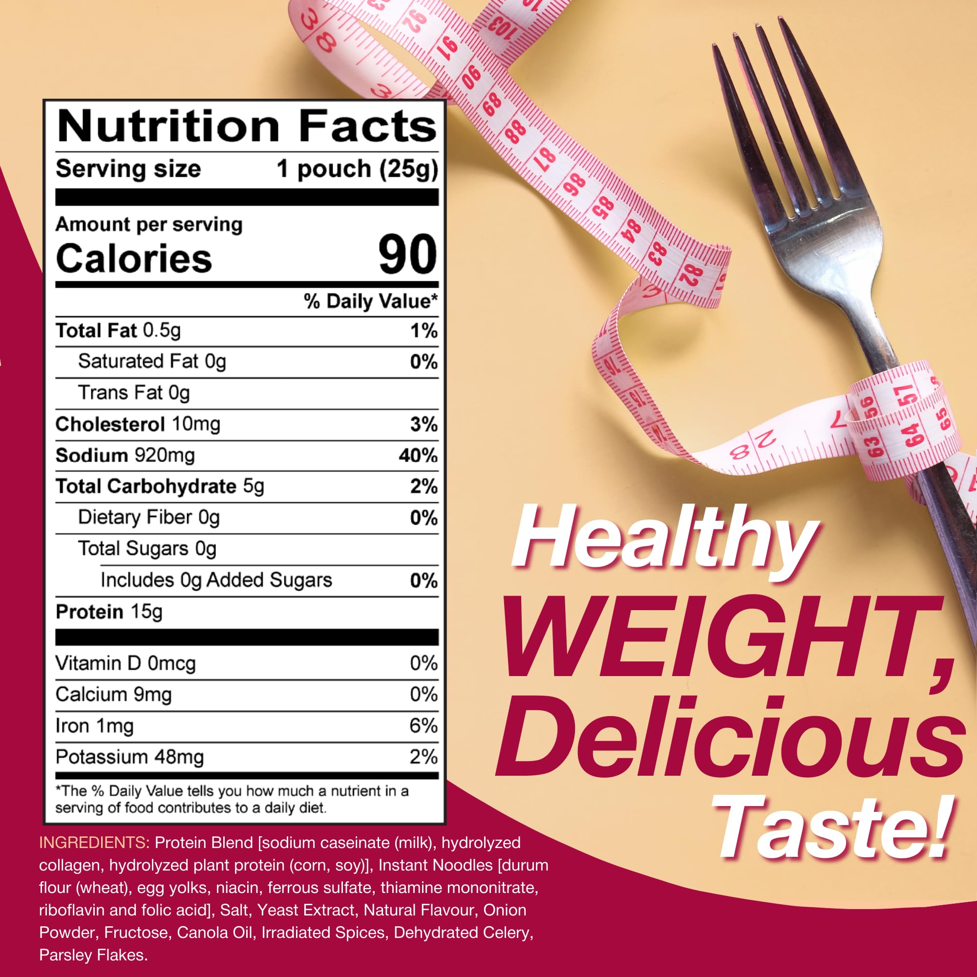 ProtiDIET High Protein Chicken Noodle Soup Mix - Keto Friendly, Low Fat & Sugar Free Meal Replacement with Collagen - Quick Easy Protein Powder Soup (7 Pack) | Perfect for Weight Loss, Post-Workout Recovery & Busy Lifestyles