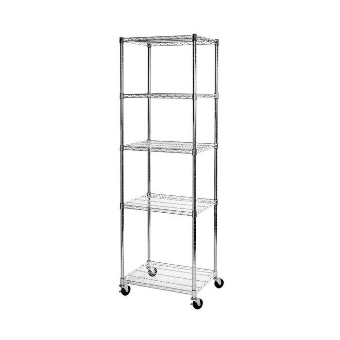 UltraDurable® 5 Tier NSF Certified Steel Shelving Unit - Heavy Duty Storage Rack for Garage, Warehouse, Kitchen & Pantry Organization
