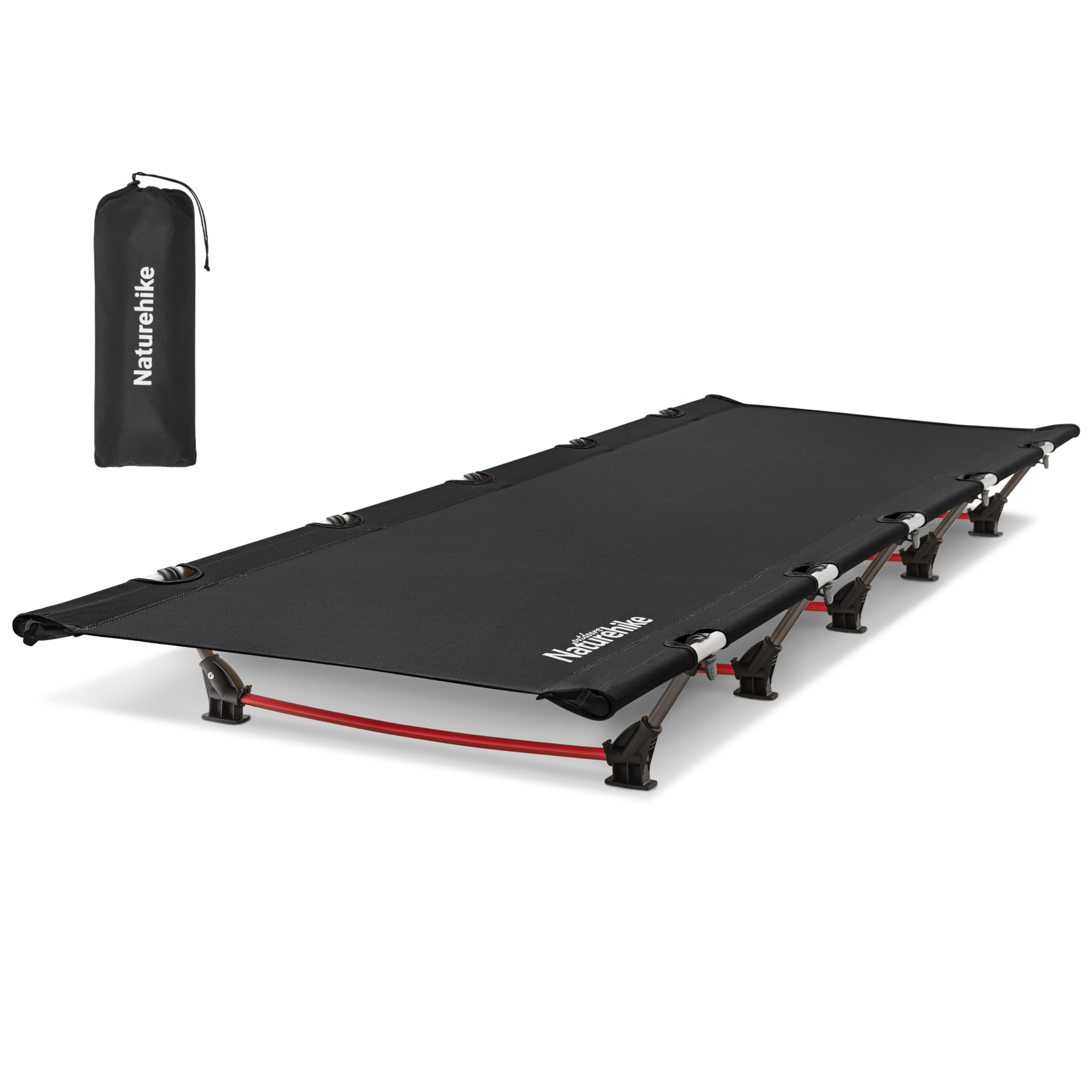 Naturehike Ultralight Folding Camping Cot - Portable Compact Sleeping Bed for Adults - Heavy Duty 330 lbs Capacity - Perfect for Camping, Hiking, Backpacking & Outdoor Adventures