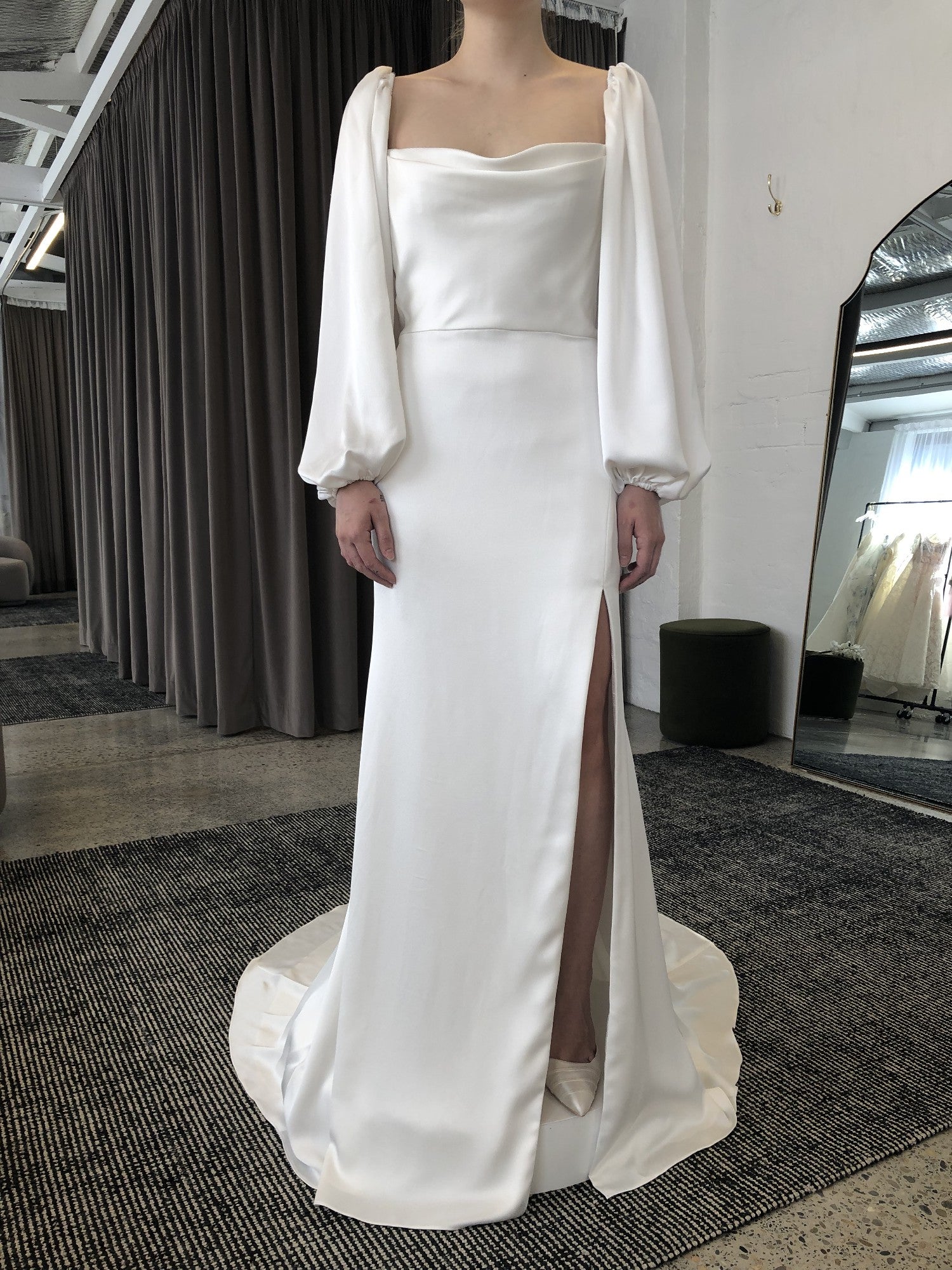 Jenny Yoo Luciana Wedding Gown - Elegant A-Line Bridal Dress for Church Ceremony & Beach Weddings