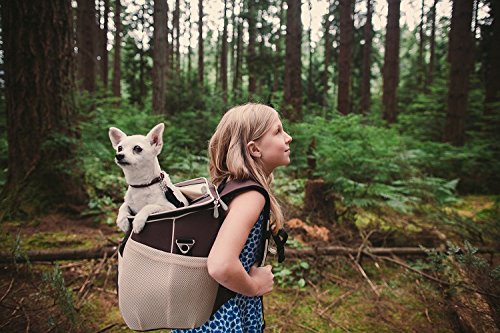 EVA Pet Travel Backpack for Small Dogs & Cats - Lightweight Airline Approved Carrier with Ventilation (2160-Black-S) - Perfect for Air Travel, Hiking & Outdoor Adventures