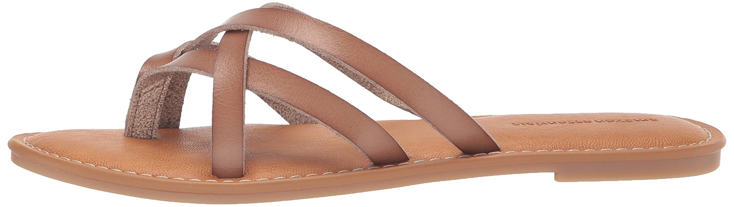Amazon Essentials Women's Strappy Slide Flat Sandal - Comfortable Summer Casual Shoes for Beach, Pool, and Outdoor Wear